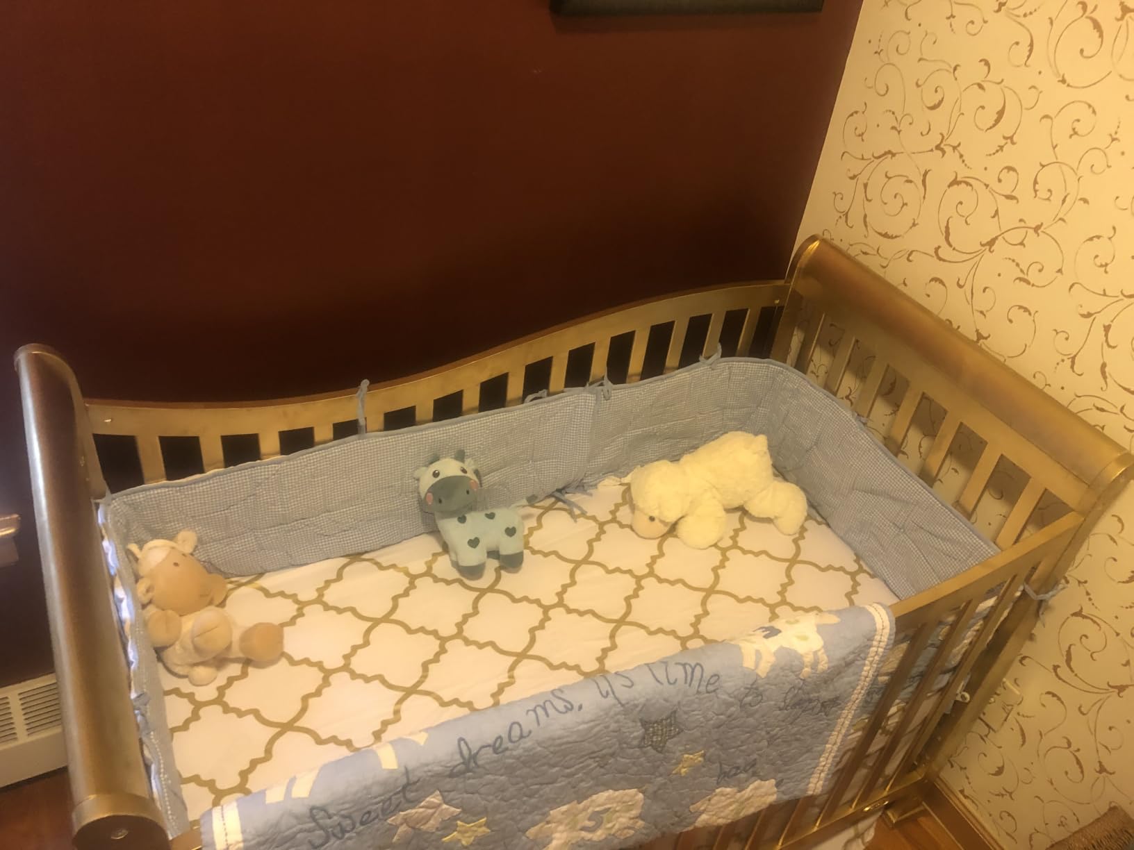 Dream On Me Violet 7-in-1 Convertible Full-Size Baby Crib with Toddler, Day & Full Bed Conversion in White, GreenGuard Gold & BSA, 3 Mattress Heights, Sustainable Pinewoo customer photo 2