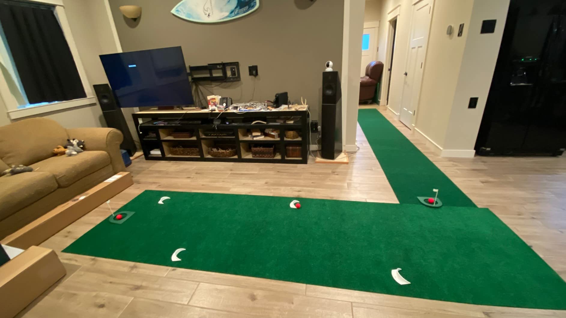 Putt-A-Bout Golf Putting Mat, 3 x 11-Feet, Green customer photo 2