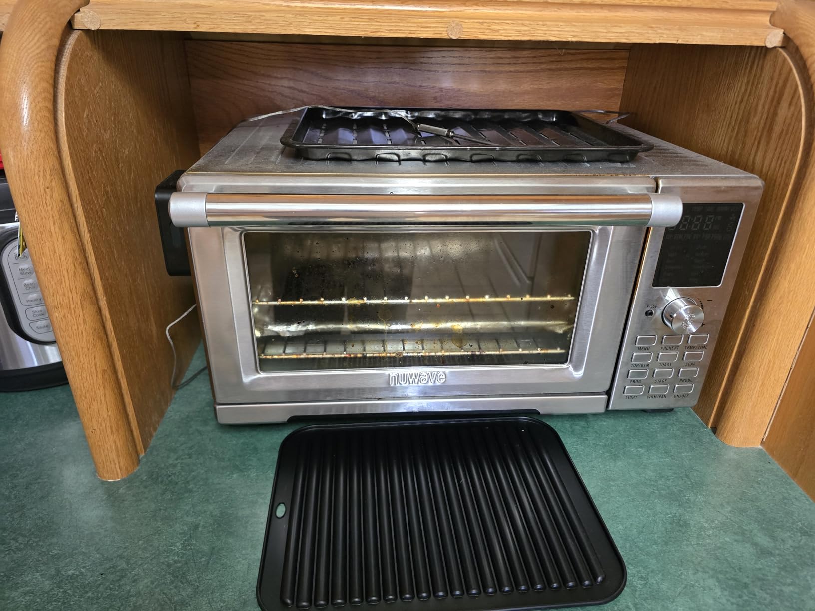 Nuwave Bravo 30 QT Smart Air Fryer Toaster Oven - 12-in-1, 50-500F with adjustable top and bottom heaters customer photo 1