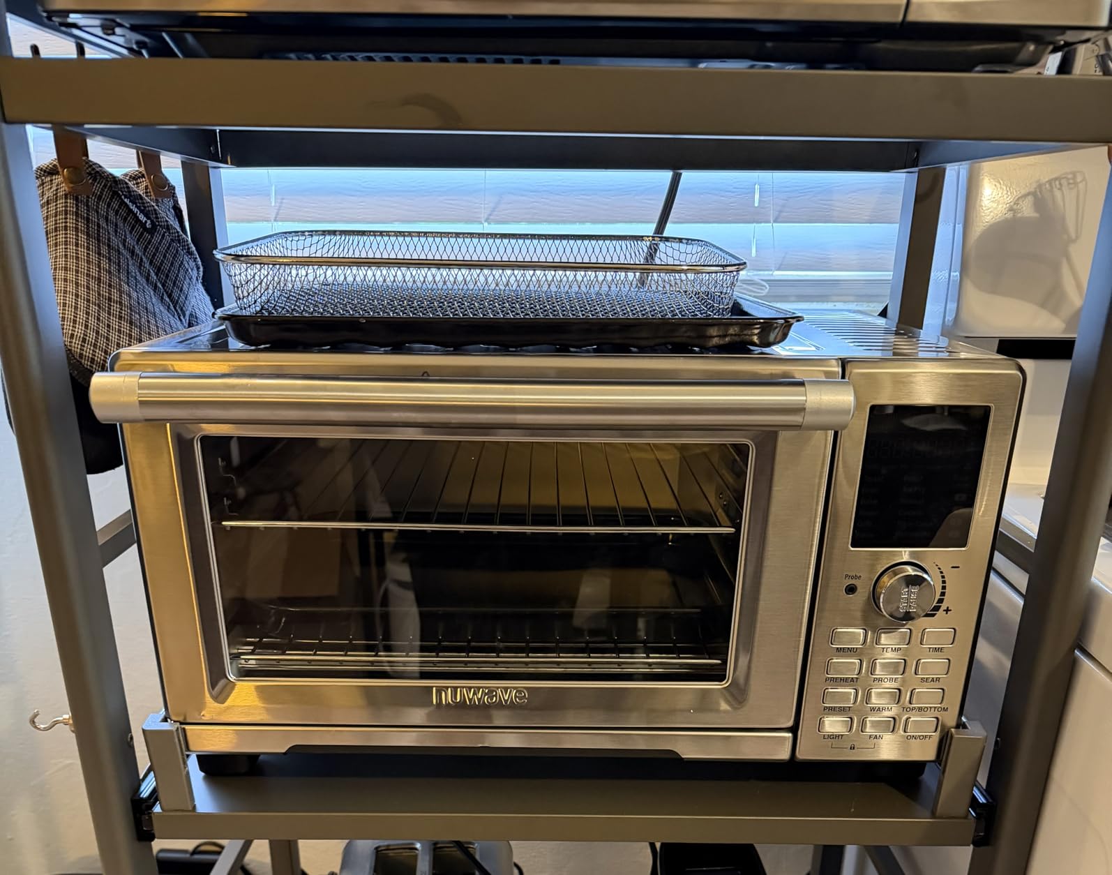 Nuwave Bravo 30 QT Smart Air Fryer Toaster Oven - 12-in-1, 50-500F with adjustable top and bottom heaters customer photo 2