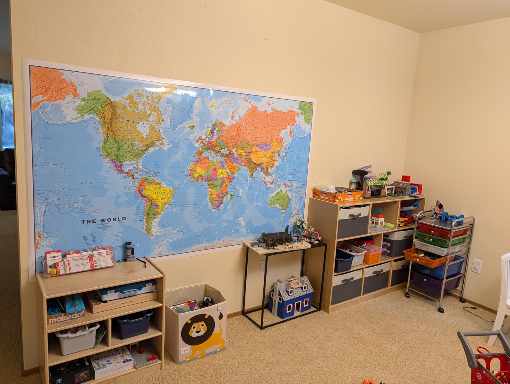 Maps International Giant World Map - Mega-Map Of The World 46 x 80 - Laminated - 2026 Updated | Maps International customer photo 2