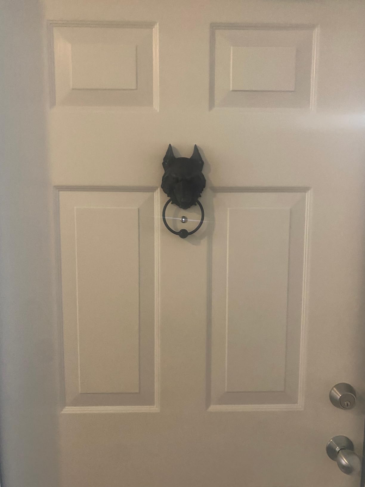 Pacific Giftware 8.5 Inch Evil Wolf Gargoyle Resin Door Knocker Statue Figurine customer photo 1