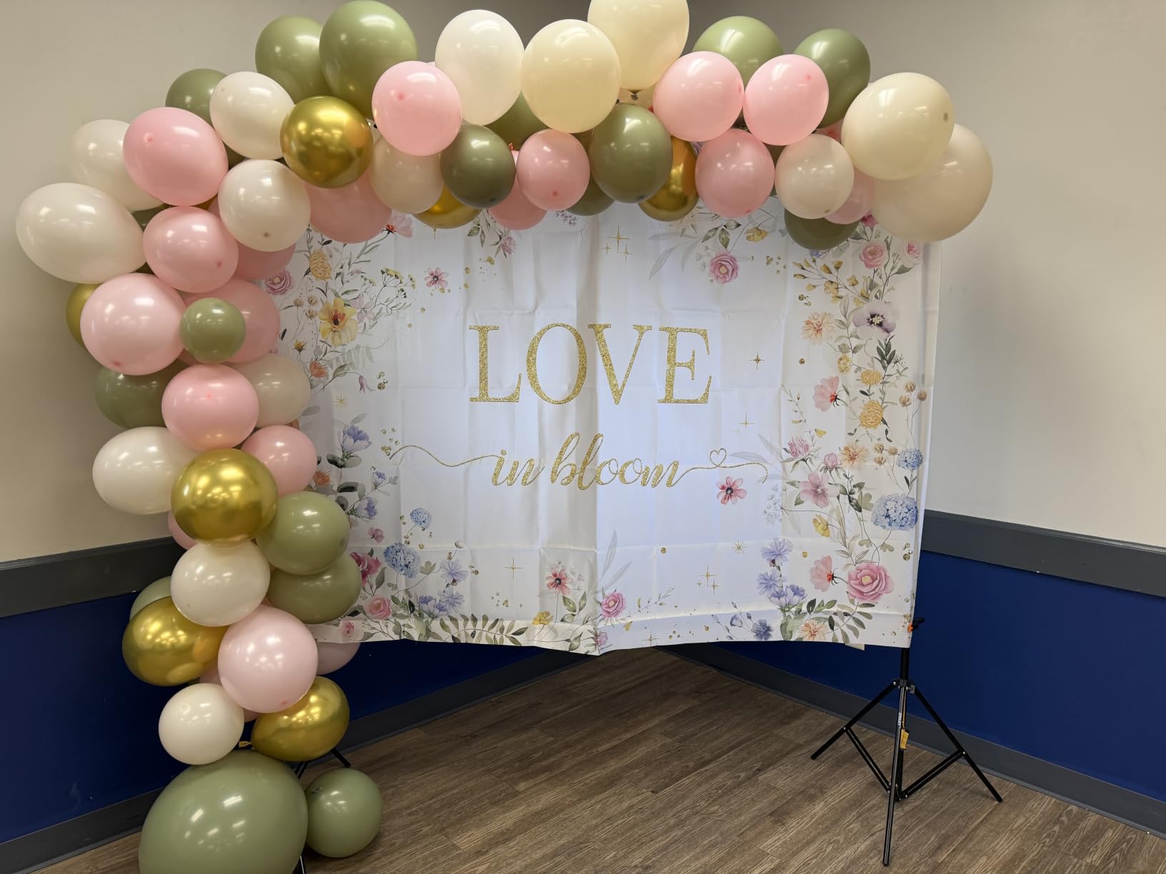 EMART Backdrop Stand 10x7FT Adjustable Back Drop Stand for Party Photoshoot customer photo 1