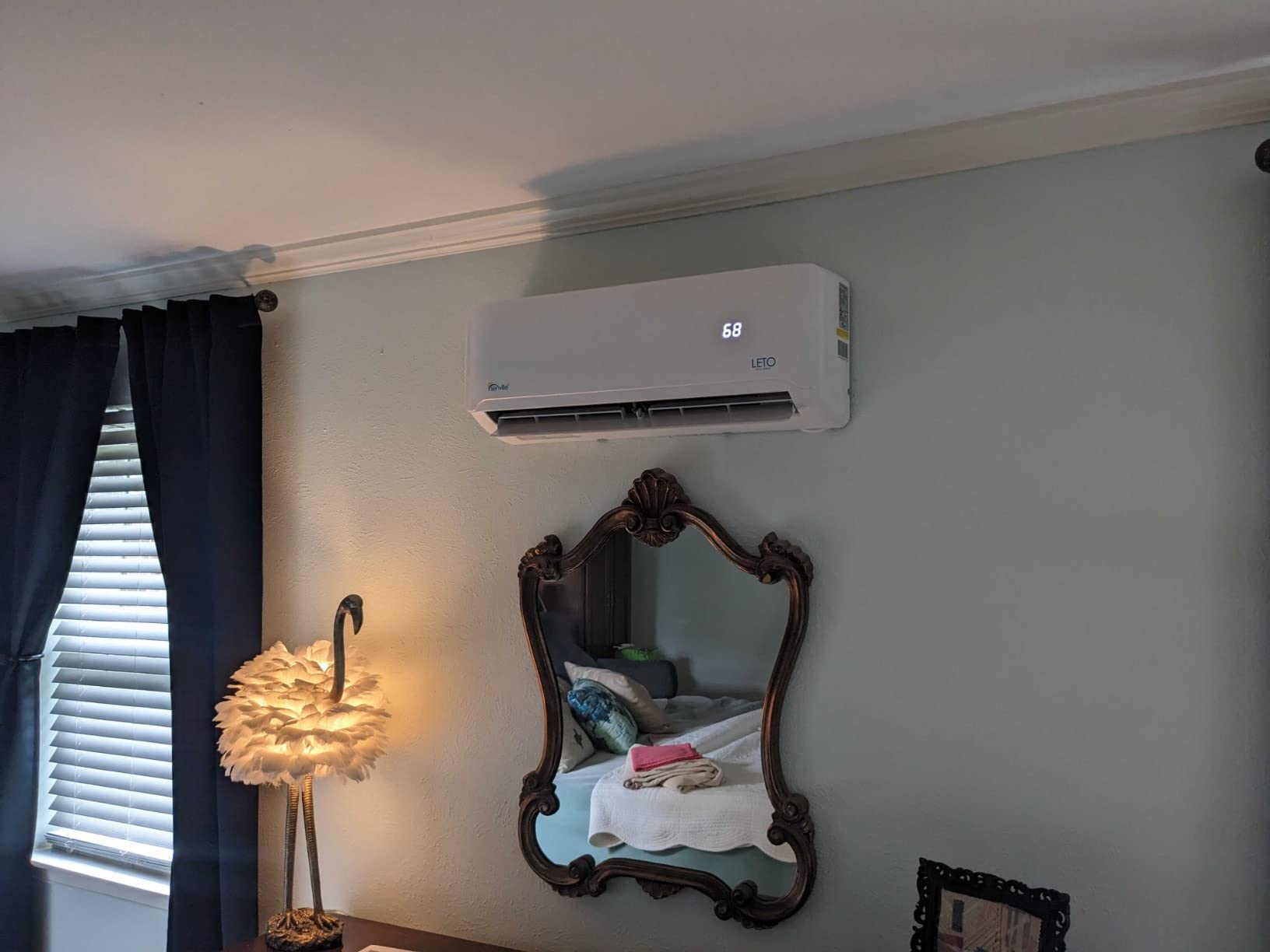 Senville LETO Mini Split Air Conditioner, Heat Pump, White, 12000 BTU | Ductless, Wall Mounted, Works with Alexa, Quiet Operation, 1 Ton, 110/120V customer photo 2