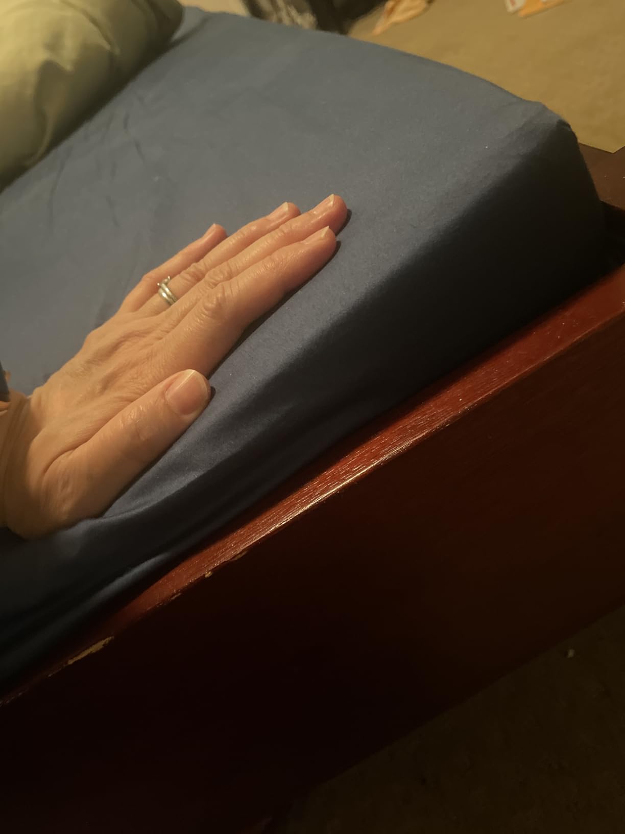 Pure Green Natural Latex Mattress Topper - Firm - 3 Inch - Queen Size (GOLS Certified Organic) customer photo 1