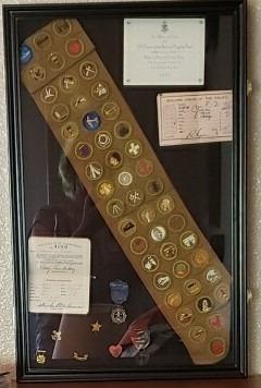 Large Pin Display Case - 25 X 16 Pin Collection Display with 98% UV Protection Acryliic Door for Military Medals, Beach Tags, Jewelry Pins, Pin Gift, Insignia Ribbons, Pin Enthusiast Collectibles customer photo 2