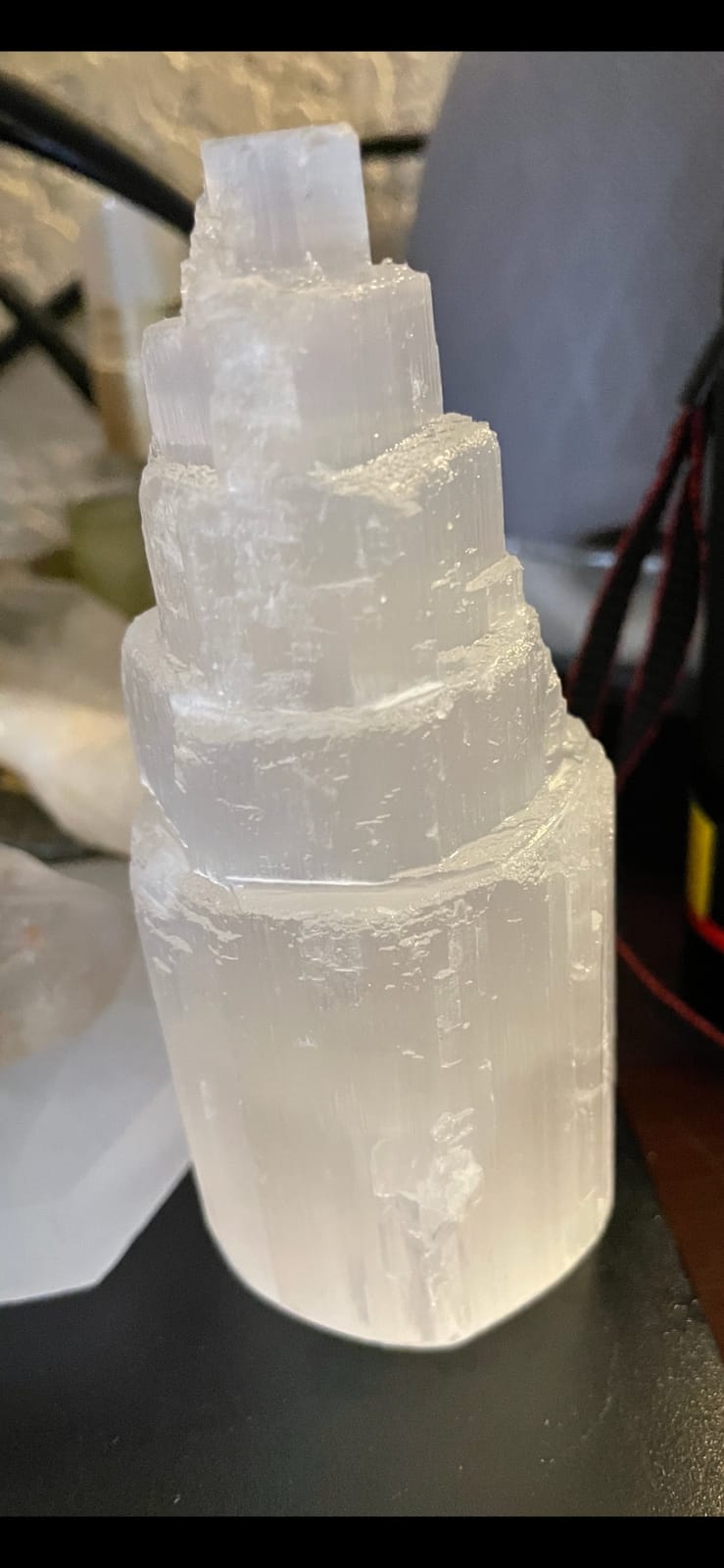 Selenite Skyscraper (1pc) - ~4 Inch Tall - Natural Healing Crystal customer photo 1