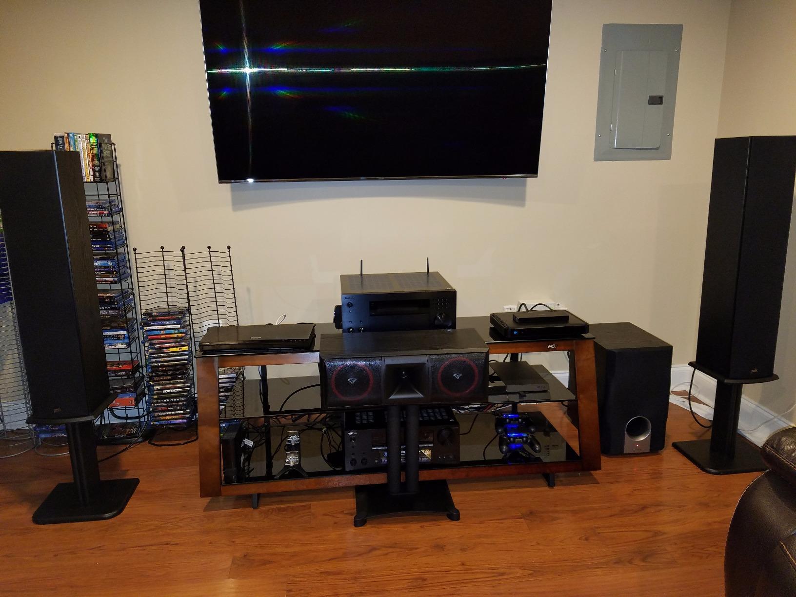 Polk Audio T50 Home Theater and Stereo Floor Standing Tower Speaker (Single, Black) - Deep Bass Response, Dolby and DTS Surround customer photo 2
