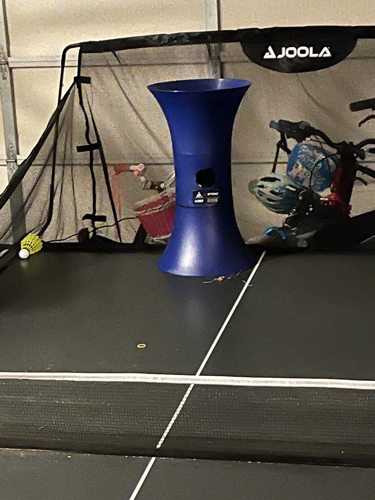iPong V300 Table Tennis Training Robot - Serves 40mm Regulation Ping Pong Balls Automatically - Play Solo w/o Playback Mode on your Ping Pong Table - Various Models Available, Size 19, Blue customer photo 1