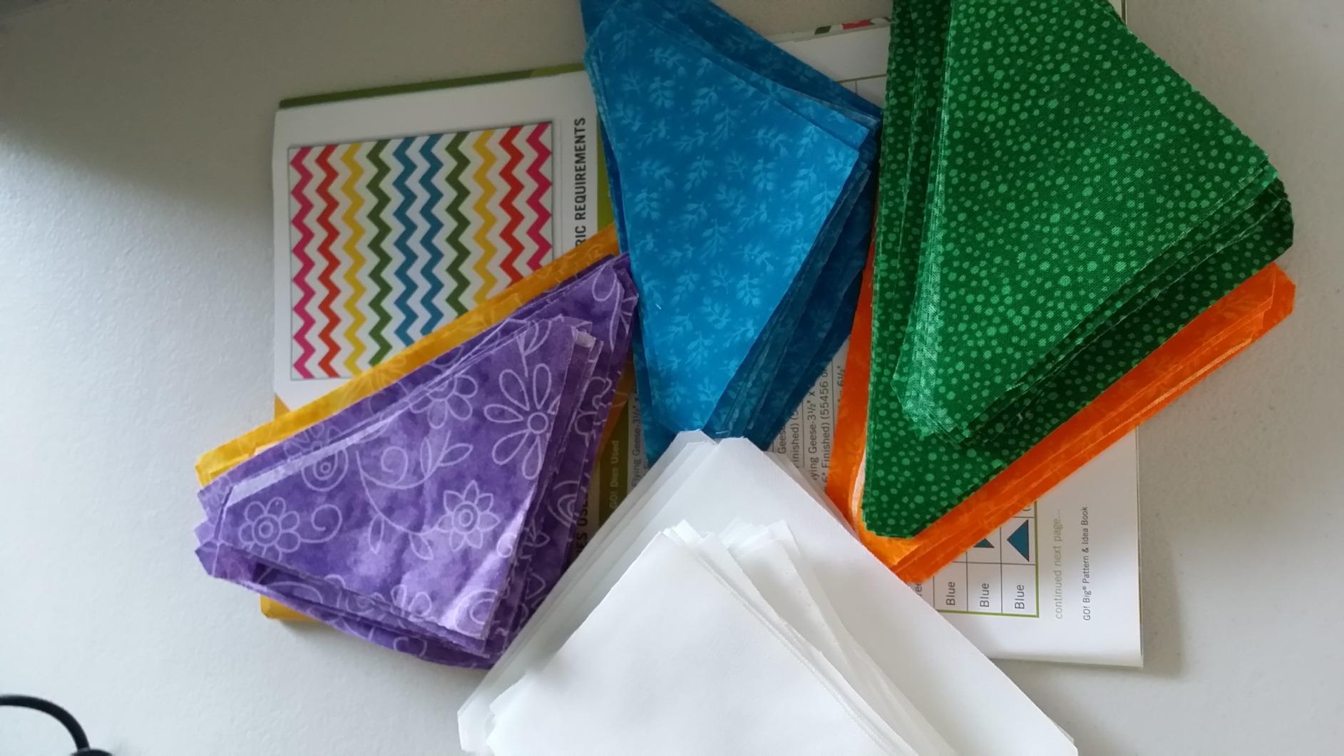 AccuQuilt GO! Big 55500 Electric Fabric Cutting System - Effortless One-Button Operation, Cuts Up to 6 Layers of 100% Cotton, Includes Flying Geese Die, Cutting Mat, and Pattern Book customer photo 2