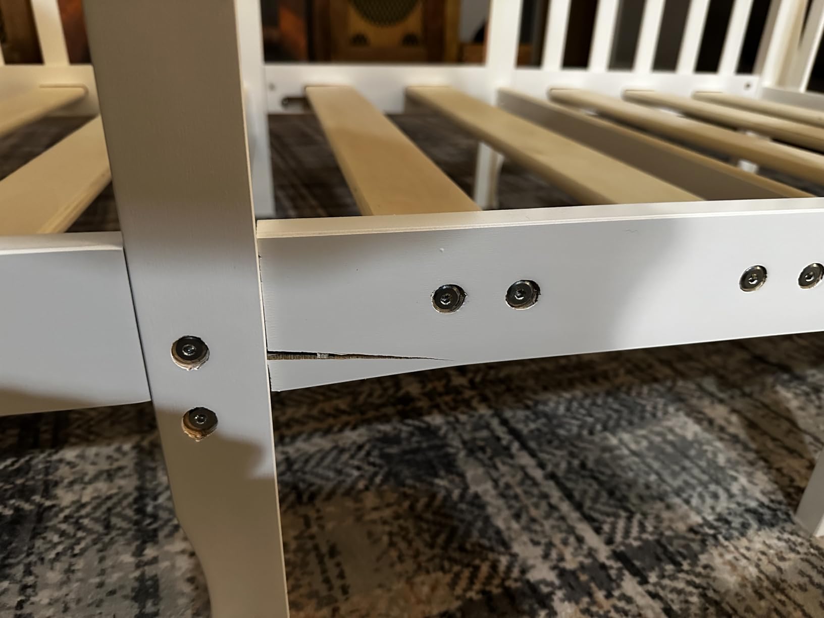 Dream On Me Emma 3-in-1 Wooden Toddler Bed with Rails, GREENGUARD Gold, White customer photo 1