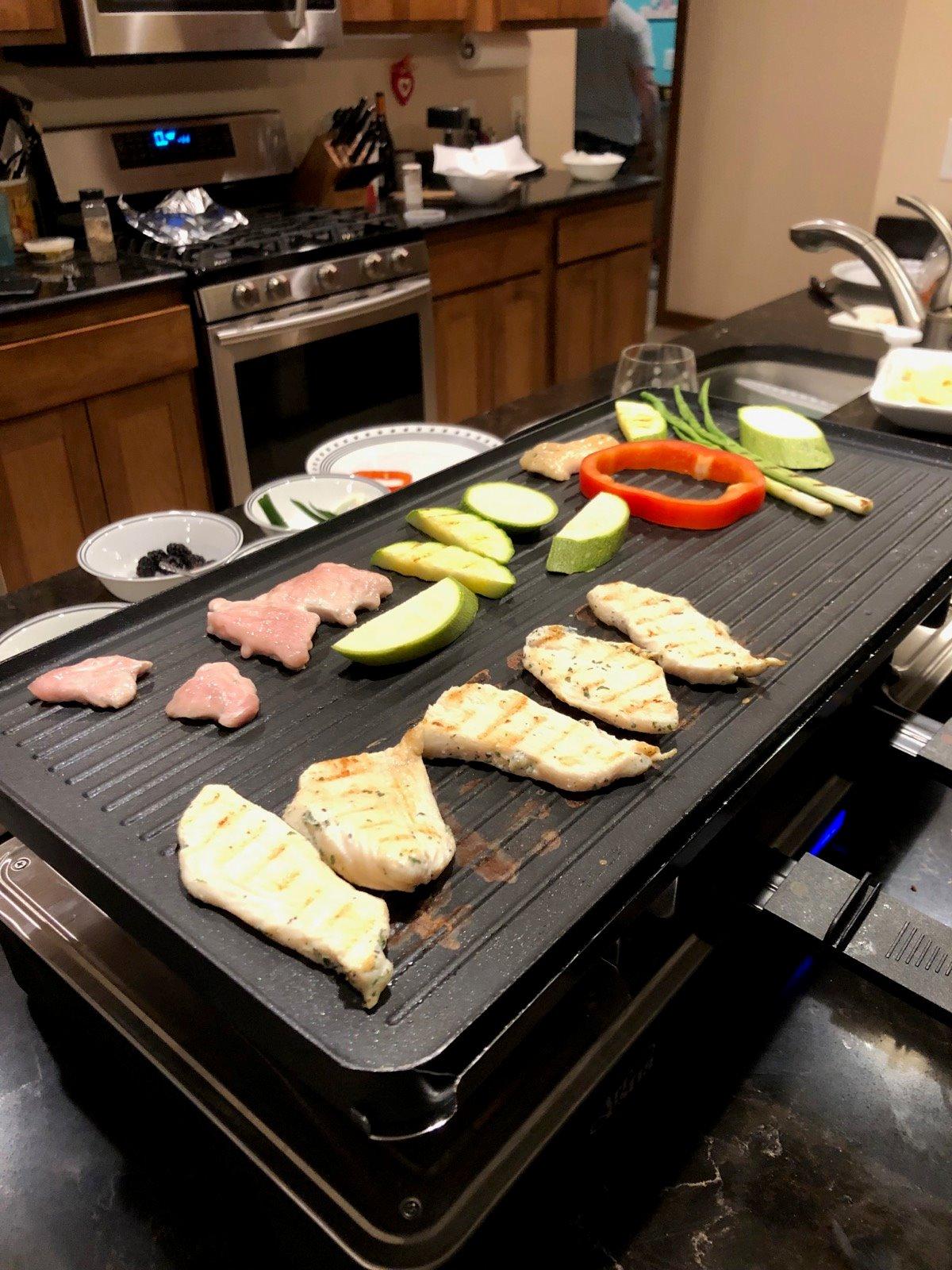 Artestia 1700W Raclette Electric Party Grill for 6-8 People | Korean BBQ Table Grill & Raclette Cheese Melting Grill, Nonstick & Granite Plates, Adjustable Temperature customer photo 2