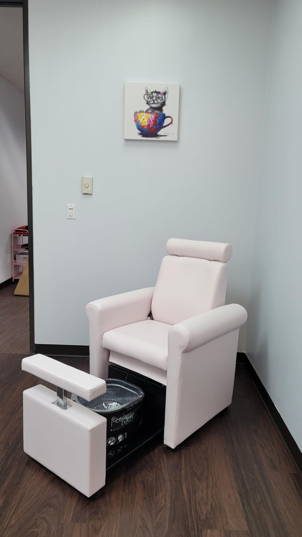 Buy-Rite Salon & Spa Equipment Mona Lisa Plumb Free Pedicure Chair - No Plumbing, Adjustable, Portable, Removable, Black, CHM-2320-5H-BLACK customer photo 1