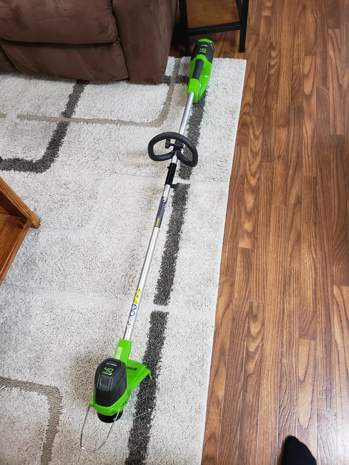 Greenworks 40V 12 Inch Cordless String Trimmer with 2Ah Battery & Charger, Dual Auto Feed Line, Variable Speed, Lightweight Weed Eater, 3 Year Warranty customer photo 1