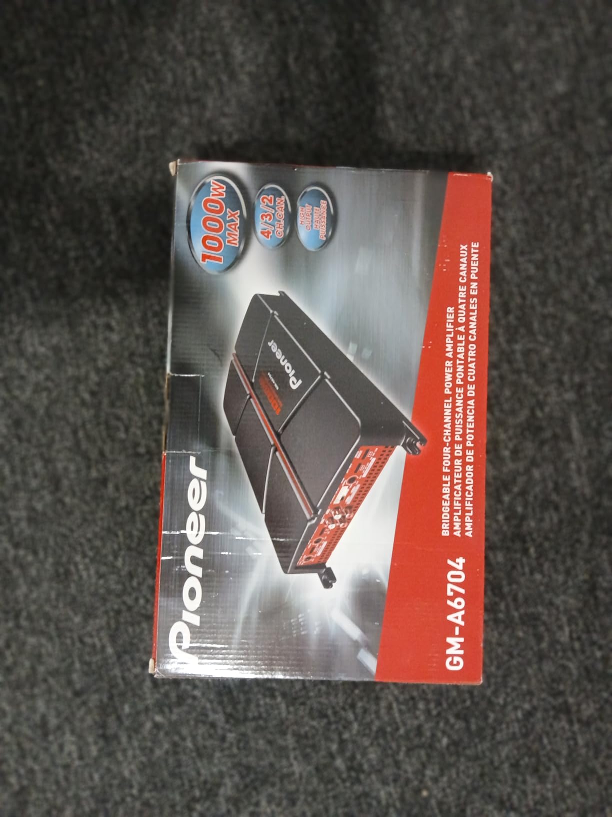 Pioneer GM-A6704 1000W Max Class AB Bridgeable 4-Channel Car Amplifier customer photo 2