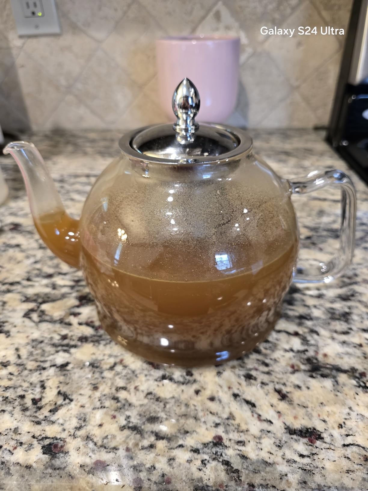 HIWARE 1000ml Glass Teapot with Removable Infuser, Stovetop Safe Tea Kettle, Blooming and Loose Leaf Tea Maker Set customer photo 1