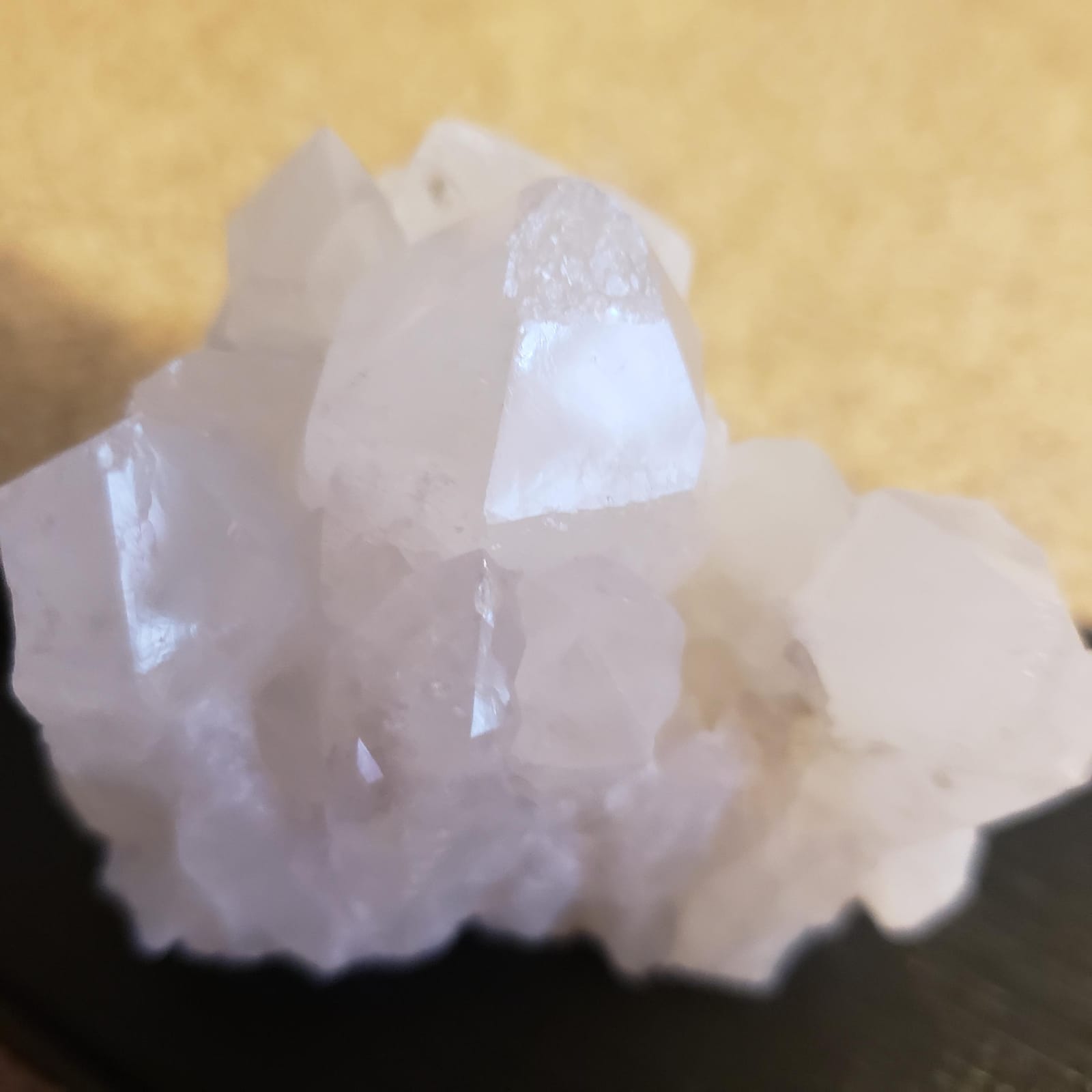 Top Plaza Clear Quartz Crystals 1.85''-3.5'' Crystal Cluster | Healing Rock Crystal Clear Quartz Cluster Mineral Geode Druzy Decoration customer photo 1