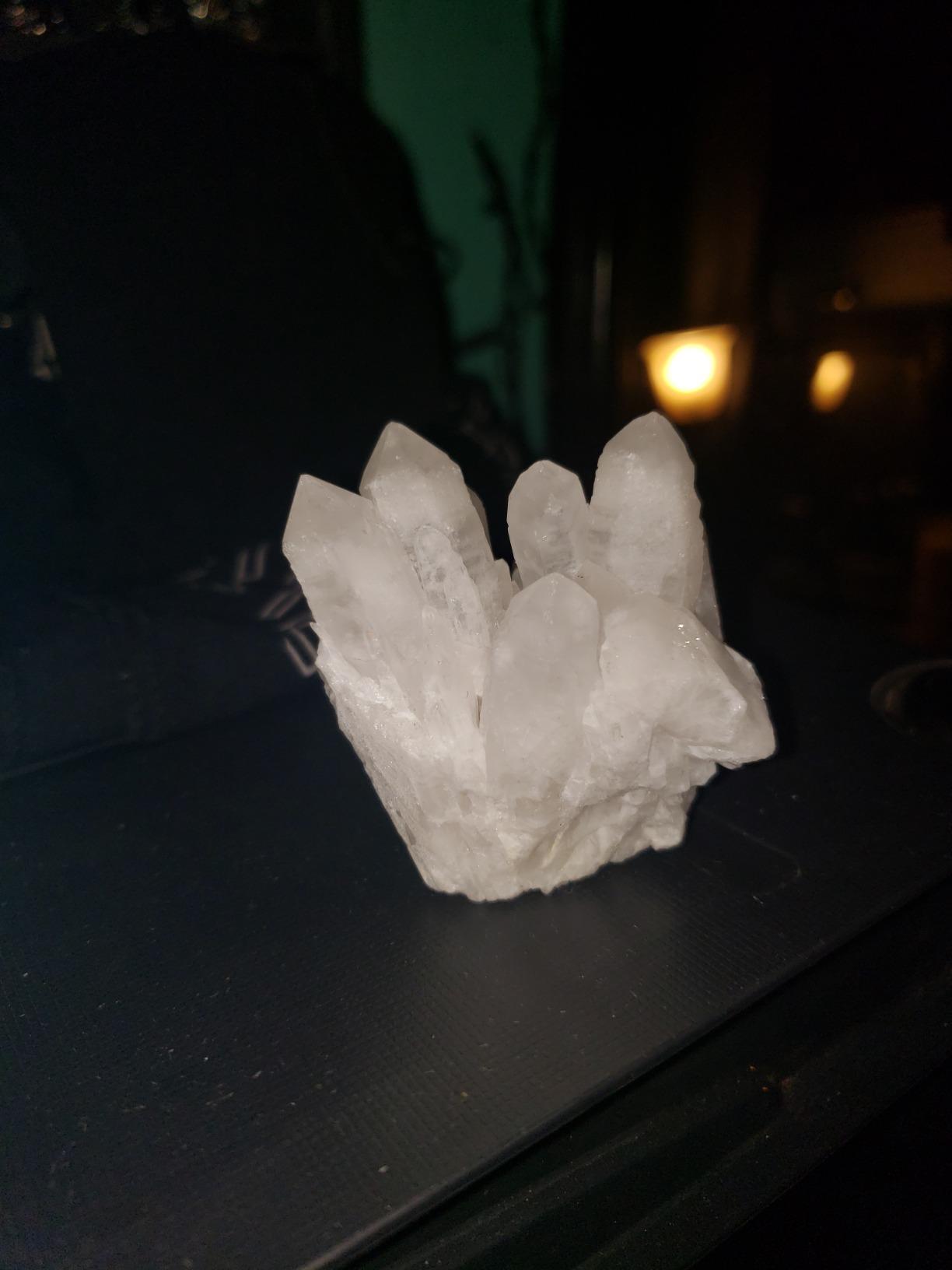 Top Plaza Clear Quartz Crystals 1.85''-3.5'' Crystal Cluster | Healing Rock Crystal Clear Quartz Cluster Mineral Geode Druzy Decoration customer photo 2
