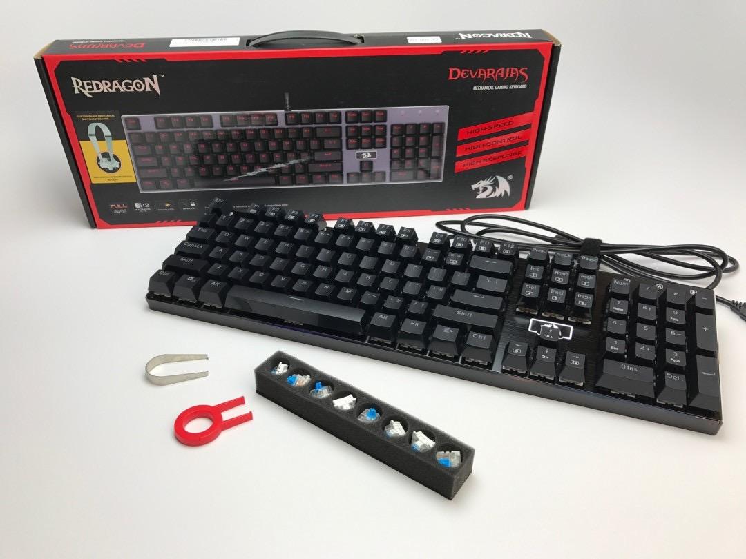 Redragon K556 Wired RGB Mechanical Gaming Keyboard, 104-Key Aluminum Board | Rock-Solid Metal Build, 20 Backlits Immersive ESports Vibe, Hot-swap Comfortable Tactile Brown Switch for Long-Time Typing customer photo 1