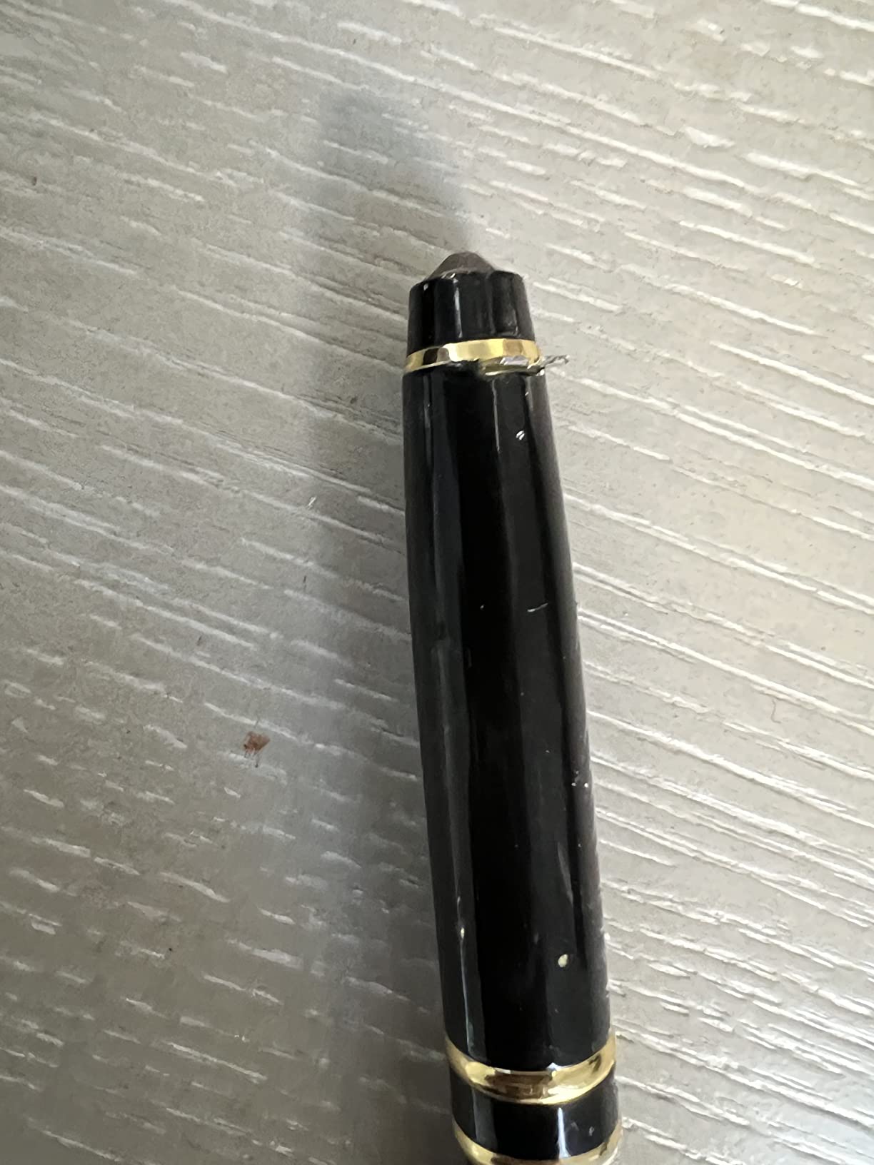 Custom Engraved Executive Pen Gift Set - Personalized Brass Ballpoint Pen with Matching Paper Tool - Elegant Gift Box (Black) customer photo 2