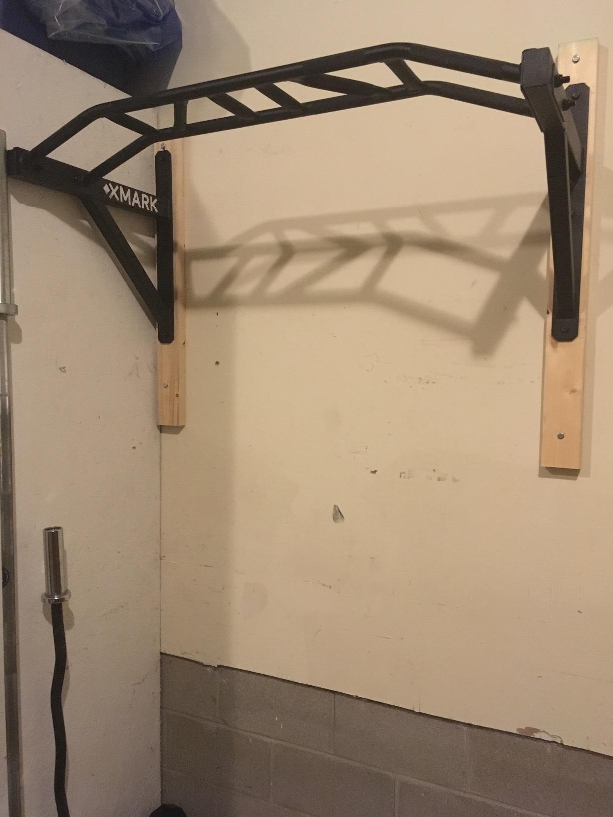 XMARK Commercial Wall Mounted Multi Grip Pull Up Bar Ranked Number 1 Men's Health customer photo 2