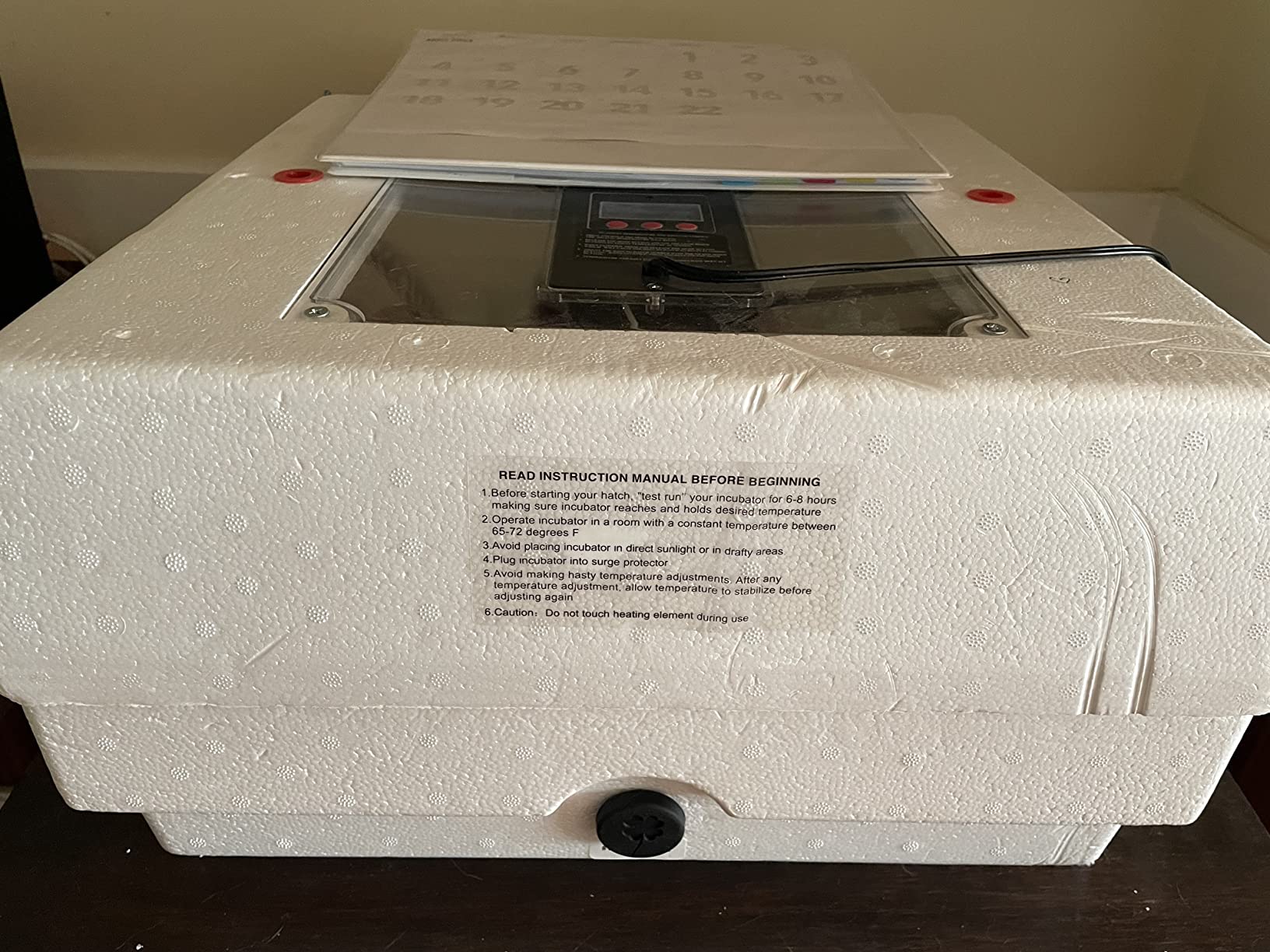Farm Innovators Model 2450 Pro Series Digital Circulated Air Egg Incubator with Automatic Egg Turning and Humidity Control, 41 Egg Capacity customer photo 2