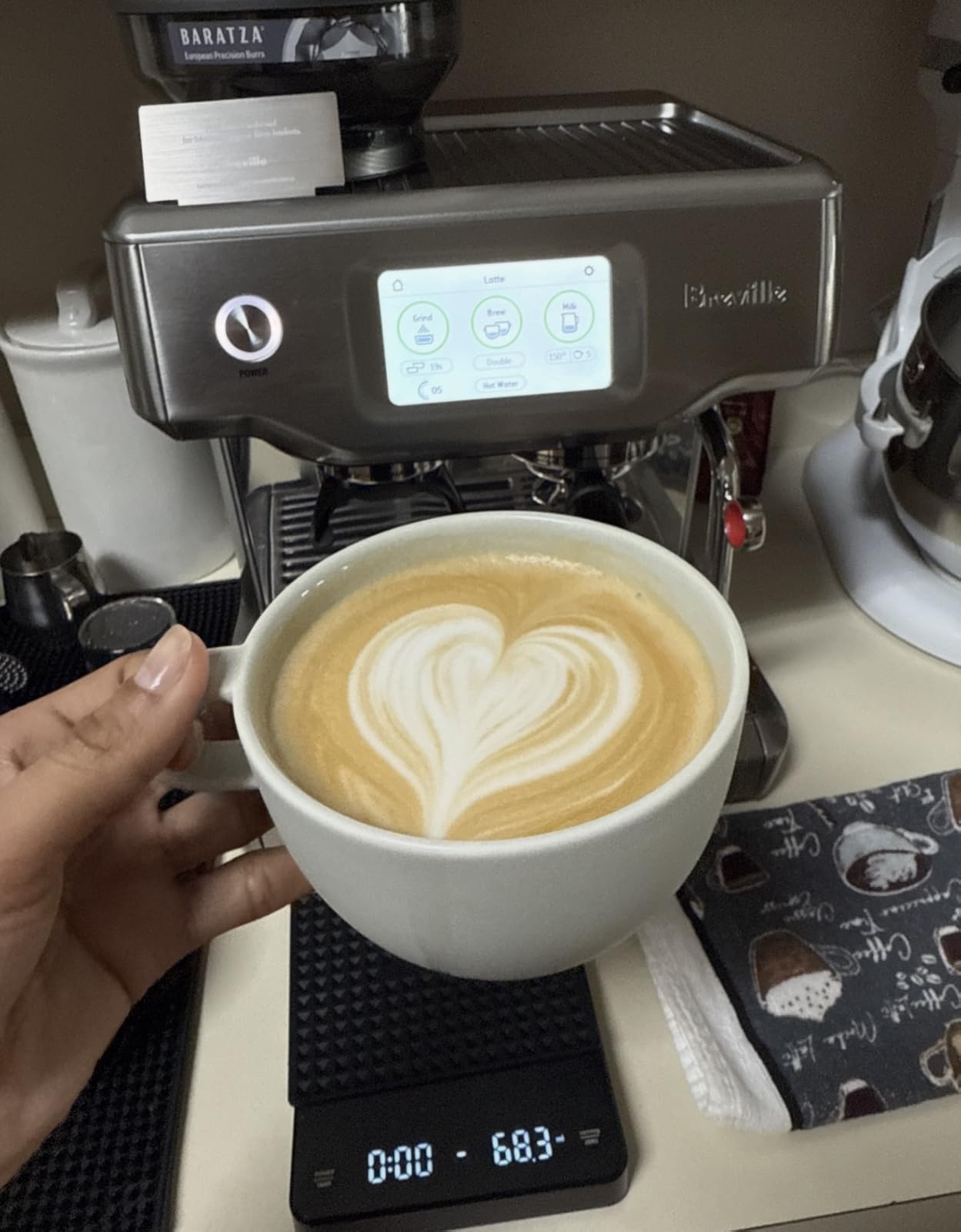 Breville BES880BSS Barista Touch Espresso Machine, Brushed Stainless Steel customer photo 2