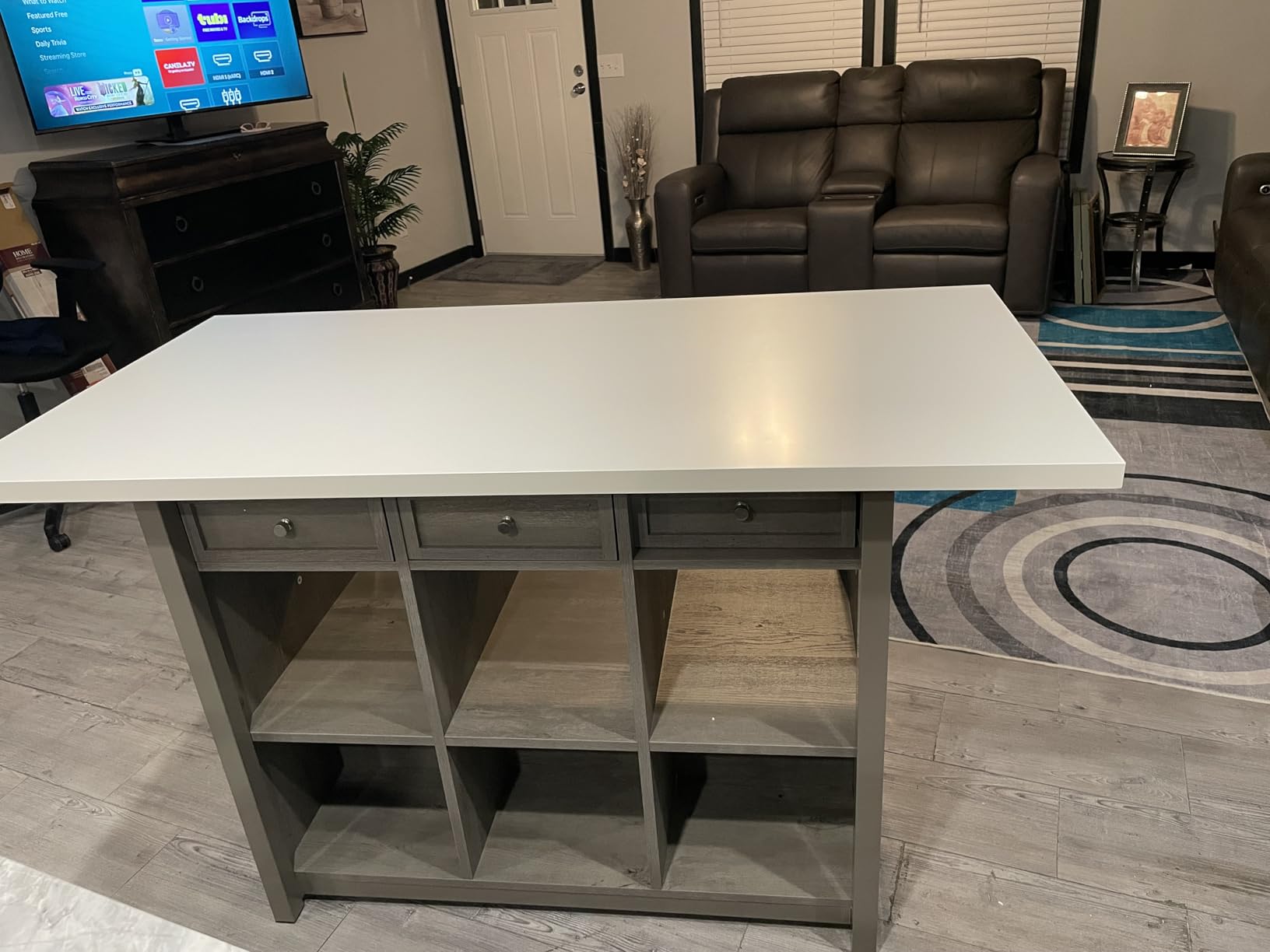 Sauder Craft Pro Series Craft Table, White finish customer photo 1