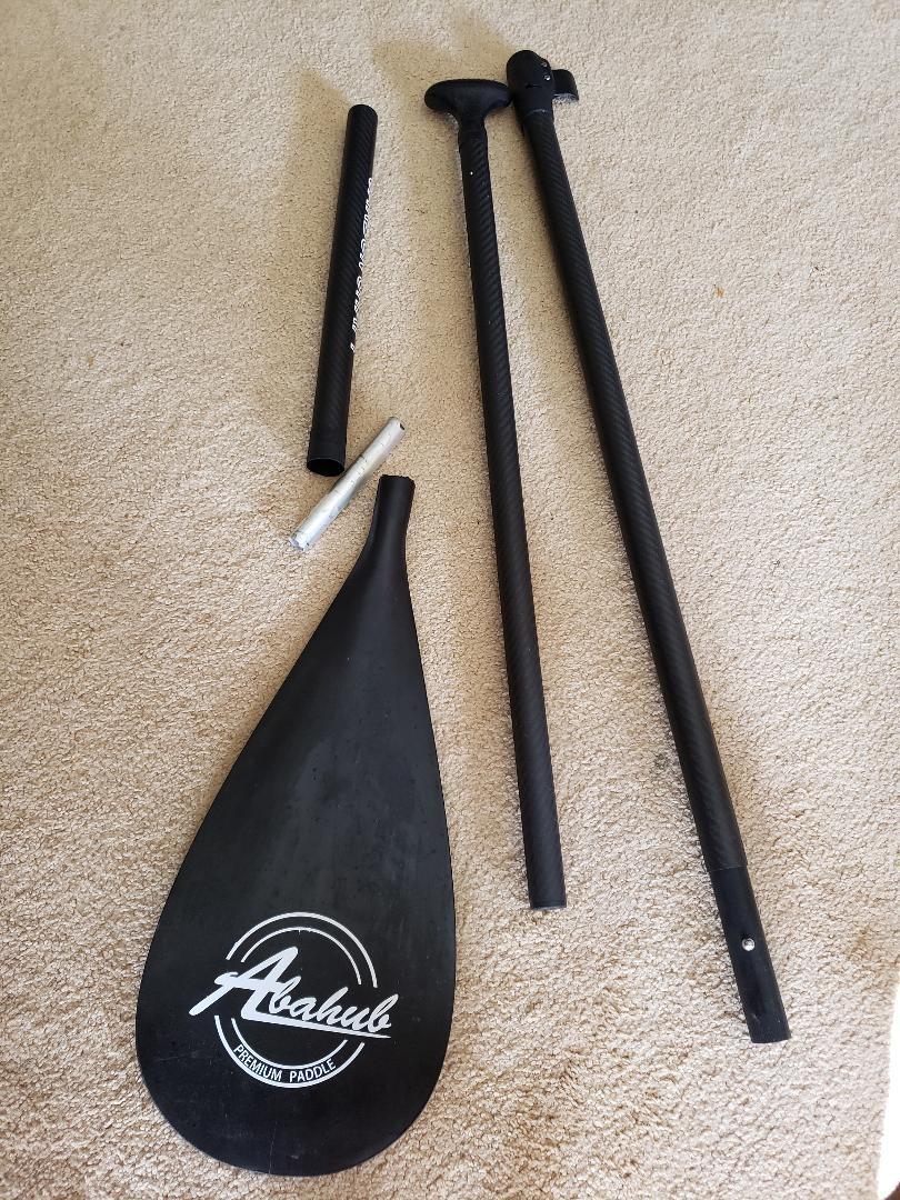 Abahub 3-Piece Carbon Fiber SUP Paddle, Adjustable 67-86