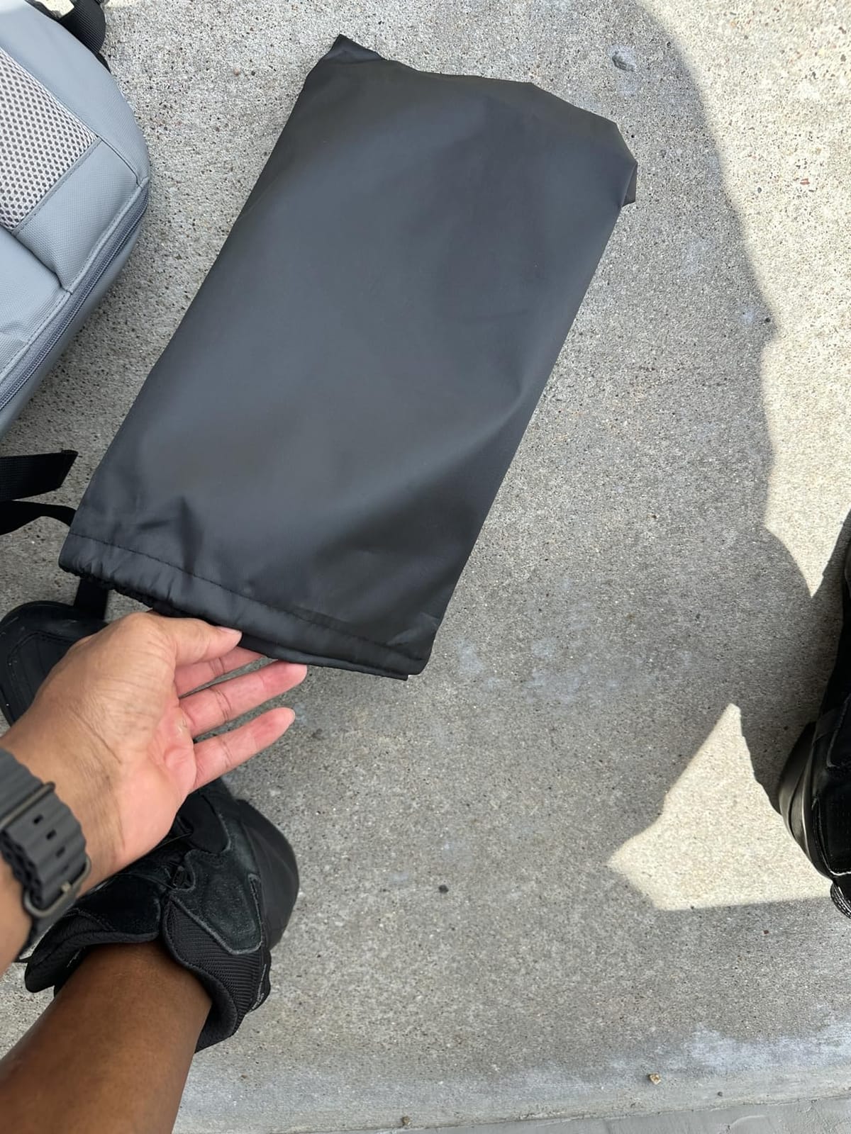 Favoto Motorcycle Cover Waterproof Outdoor Motorcycle Cover Heavy Duty All Weather Rain Sun UV Protection with Lock-Holes Motorcycle Tarp with Night Reflective Strips & Storage Bag Fits up to 96.5