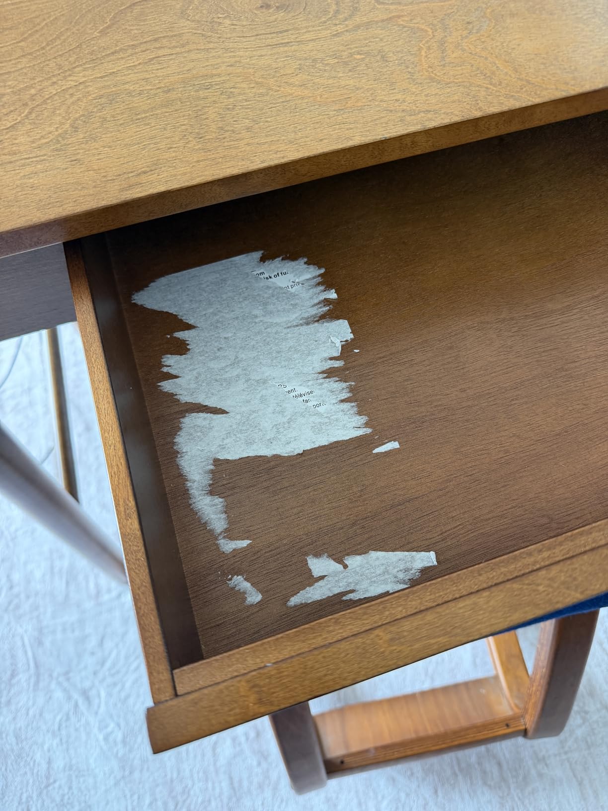 Melissa Mid Century Walnut Desk by Linon customer photo 2