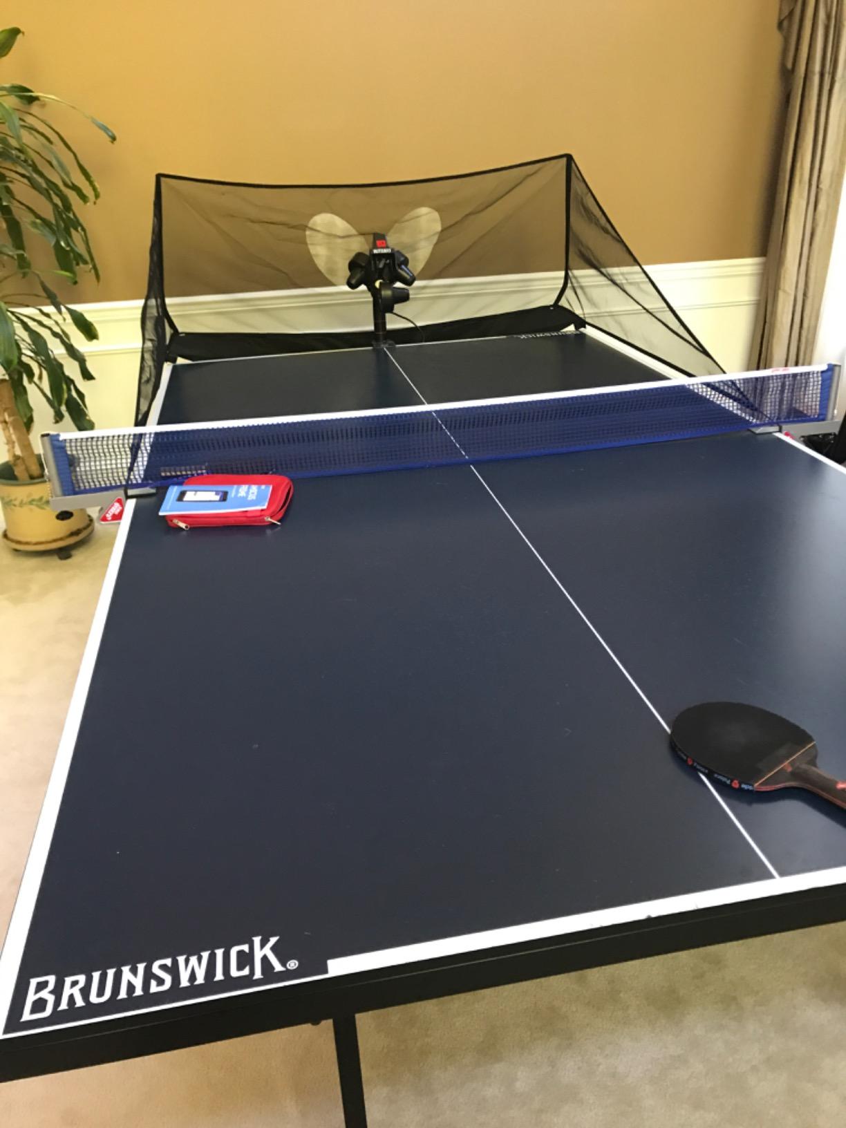 Butterfly Amicus Prime Table Tennis Robot | Best Ball Launcher-Thrower-Shooter for Your Ping Pong Table | Free Carry Bag, Remote, Tech Support, & 120 Balls customer photo 2