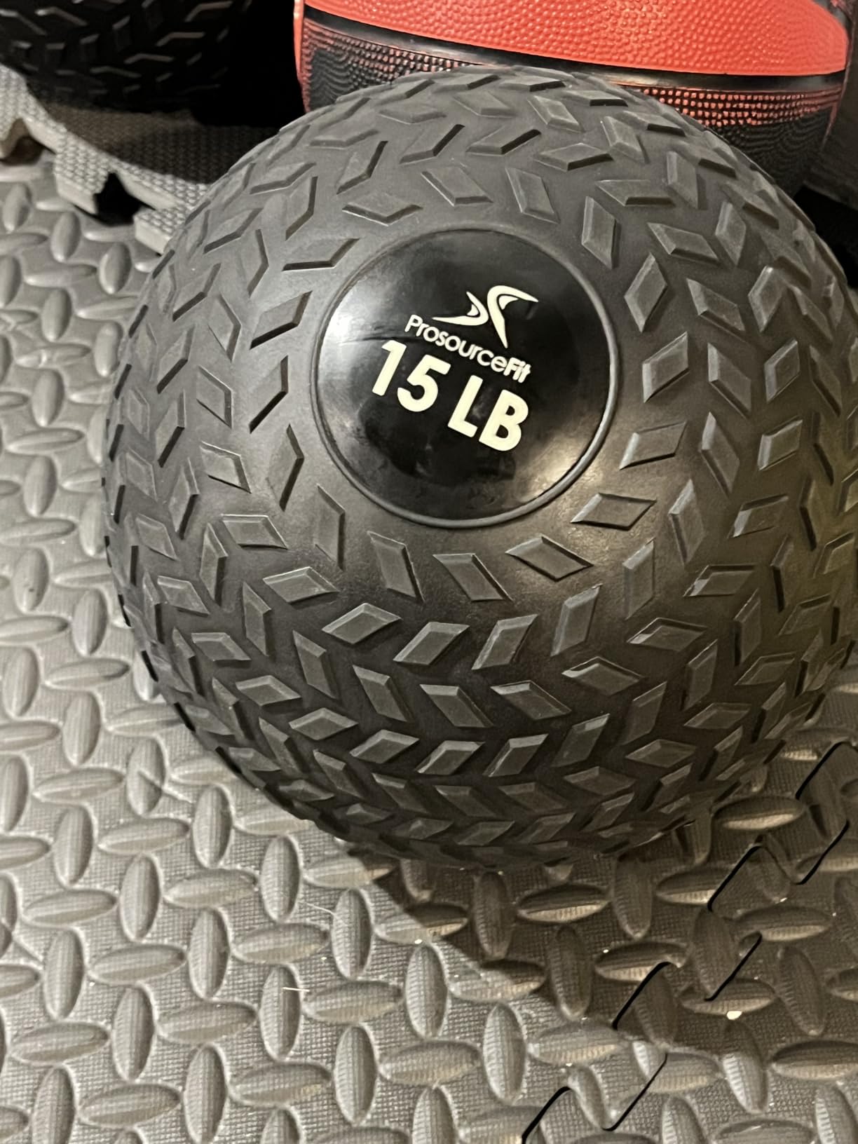 ProsourceFit Slam Medicine Balls 5-50lbs Smooth and Tread Textured Grip Dead Weight Balls for Strength and Conditioning Exercises customer photo 2