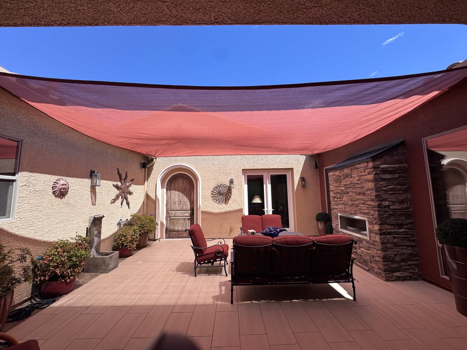 SUNNY GUARD 10' x 13' Rectangle Shade Sail 95% UV Block Outdoor Canopy for Backyard, Patio, Garden, Deck, Pergola customer photo 1