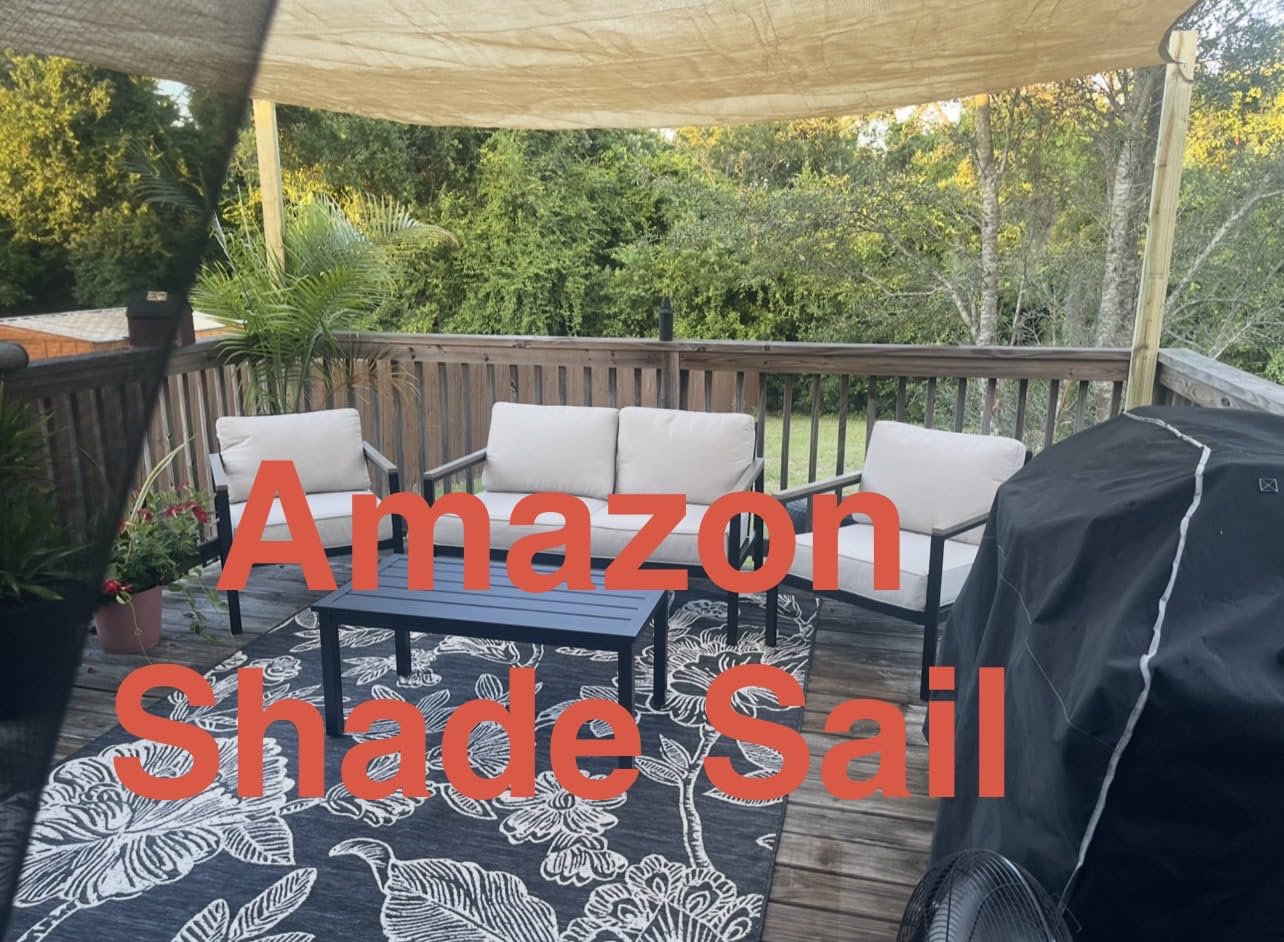 SUNNY GUARD 10' x 13' Rectangle Shade Sail 95% UV Block Outdoor Canopy for Backyard, Patio, Garden, Deck, Pergola customer photo 2
