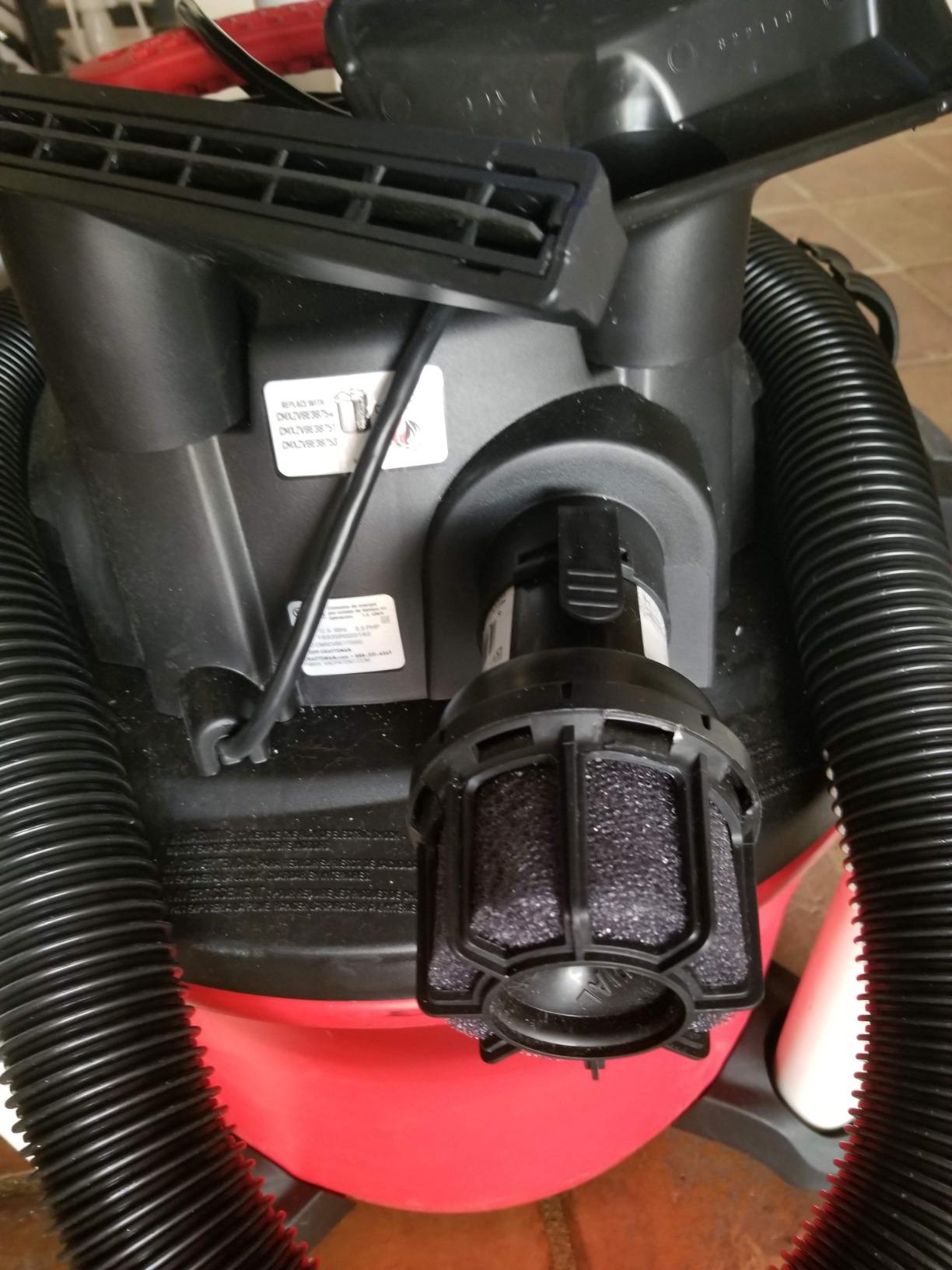 CRAFTSMAN CMXEVBE17595 16 Gallon 6.5 Peak HP Wet Dry Shop Vacuum customer photo 2