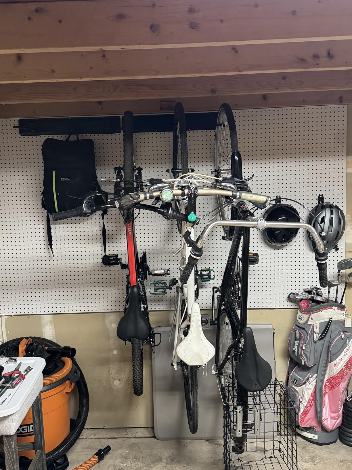 Ultrawall Stainless Steel Bike Storage Rack, 6 Bike Storage Hanger Wall Mount for Home & Garage Holds Up to 300lbs, Black customer photo 2