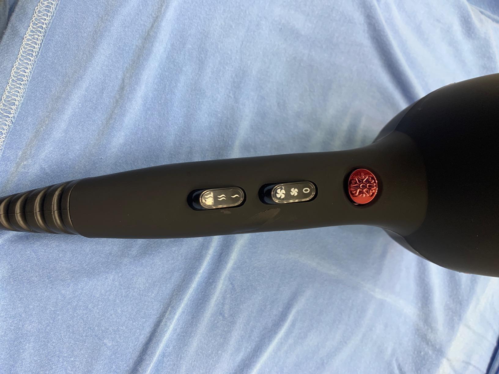 TREZORO Professional Hair Dryer, Ionic Ceramic Tourmaline Technology, 2000W Fast Quiet Drying, with Narrow & Wide Concentrator Nozzles, 3 Heat & 2 Speed Settings, Cool Shot Button, Black customer photo 1