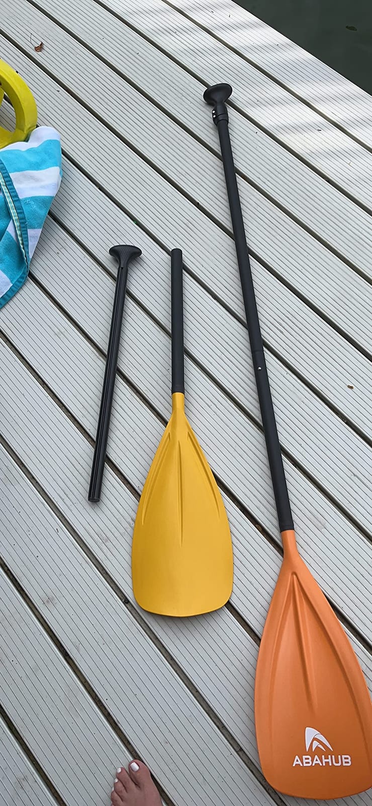 Abahub 3-Piece Stand Up Paddle, Adjustable 68-84