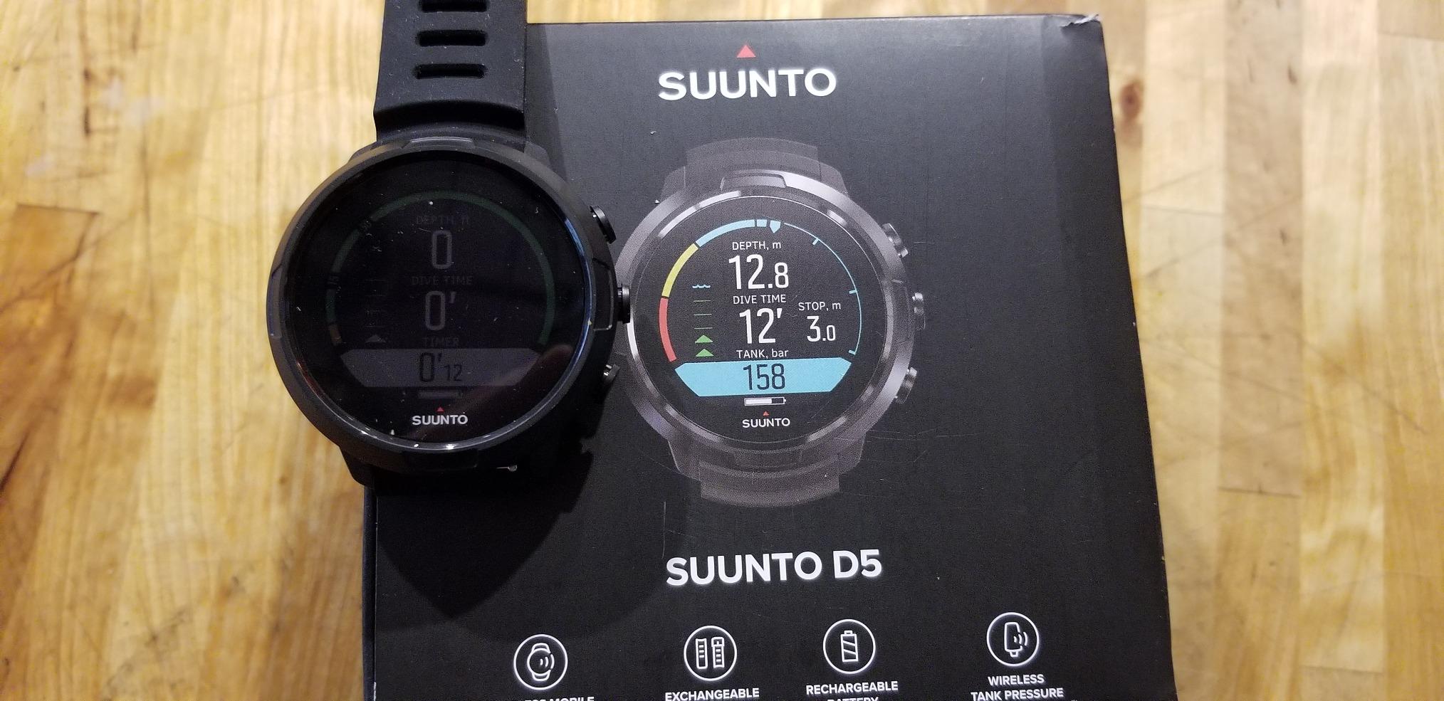 SUUNTO D5 Dive Computer, Color Display 100m Waterproof, All Black customer photo 2