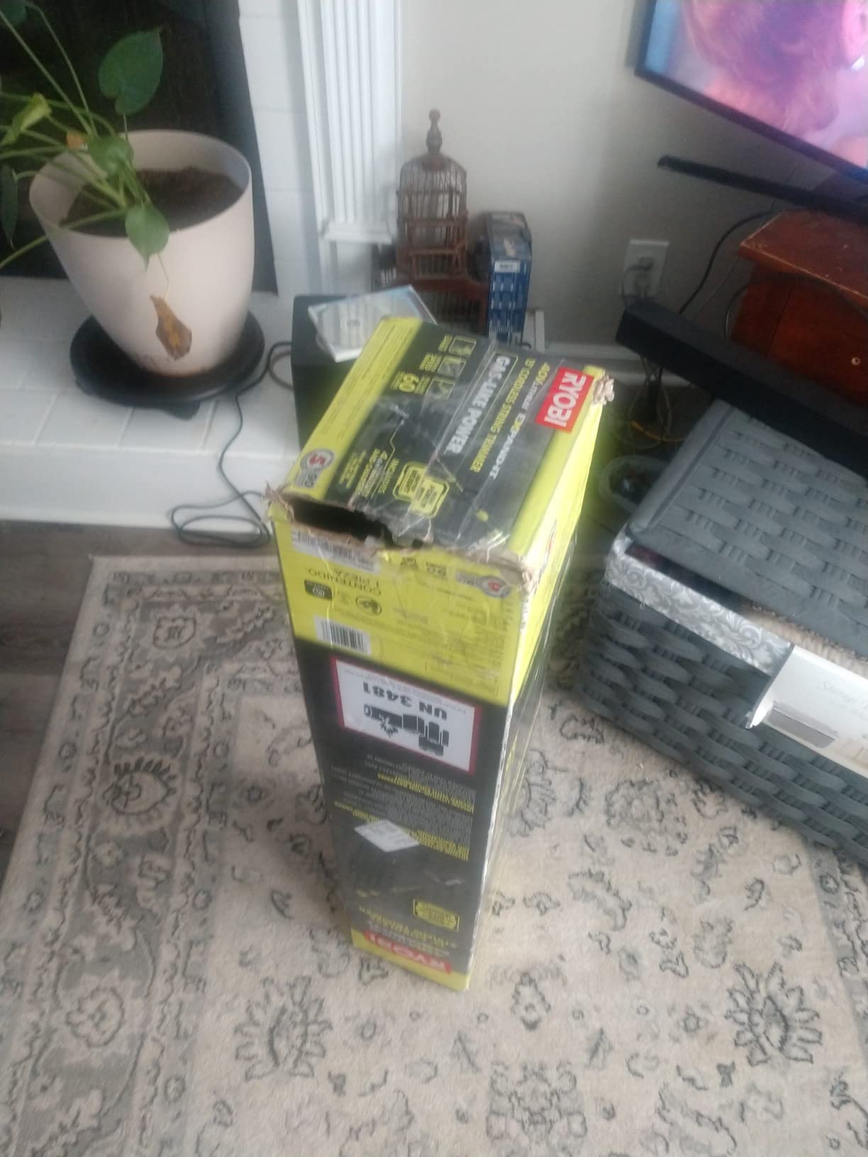RYOBI 40-Volt Lithium-Ion Cordless Attachment Capable String Trimmer, 4.0 Ah Battery and Charger Included customer photo 1