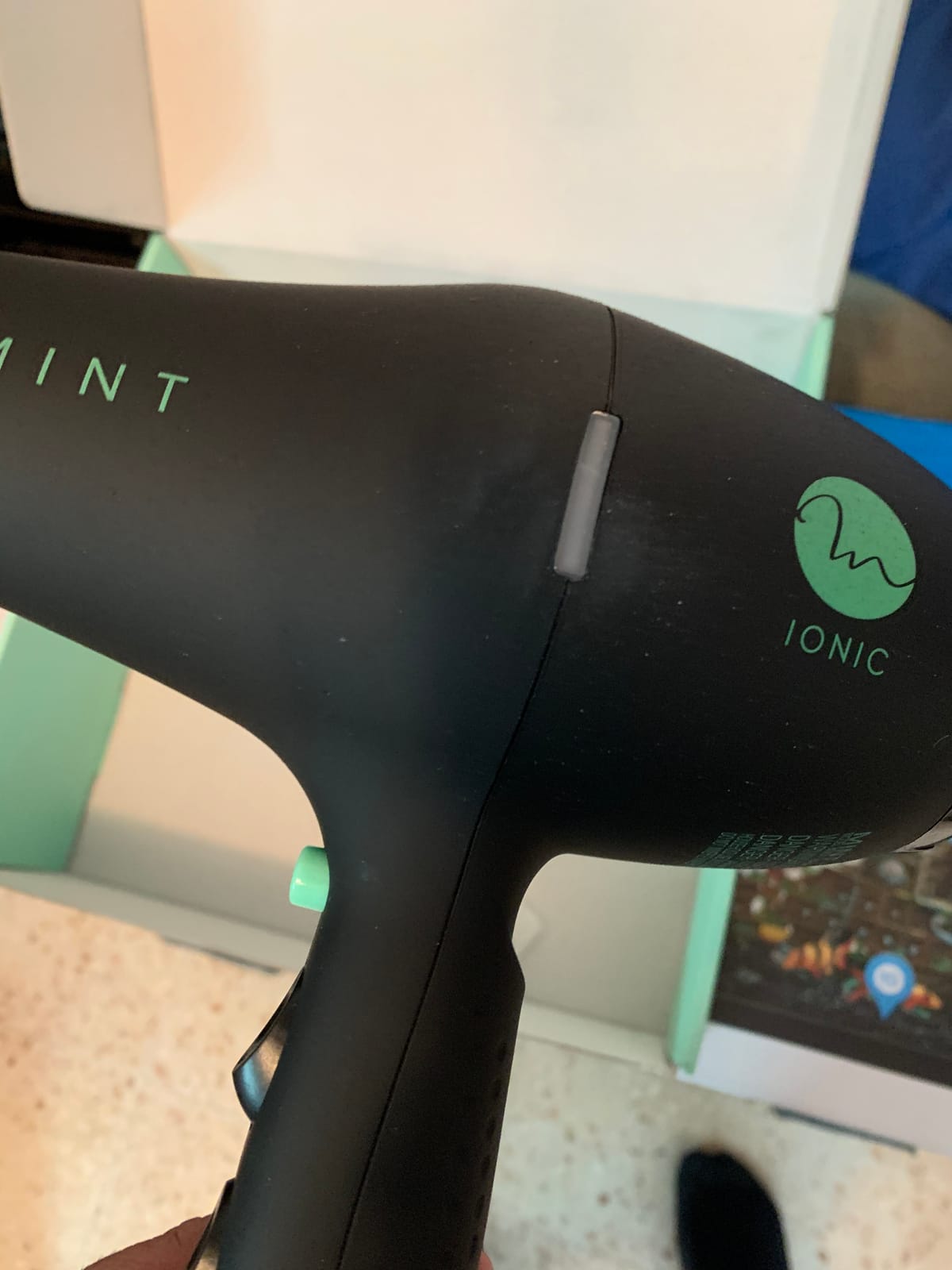 MINT Blackbird Infrared Ionic Hair Dryer with Diffuser, 1875W Pro Dryer | Quiet, lightweight ceramic tourmaline dryer delivers 1875W salon power with infrared ionic drying and diffuser included. customer photo 1