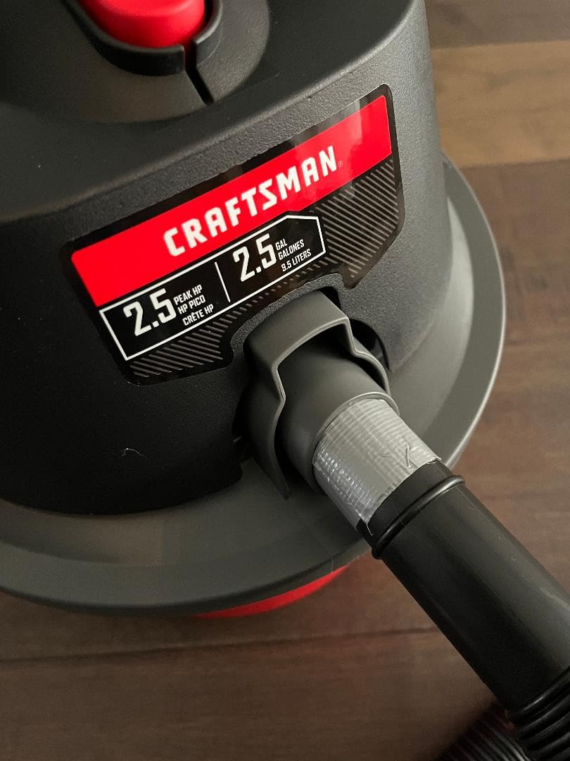 CRAFTSMAN CMXEVBE17250 2.5 Gallon 2.5 Peak HP Wet Dry Shop Vacuum customer photo 1