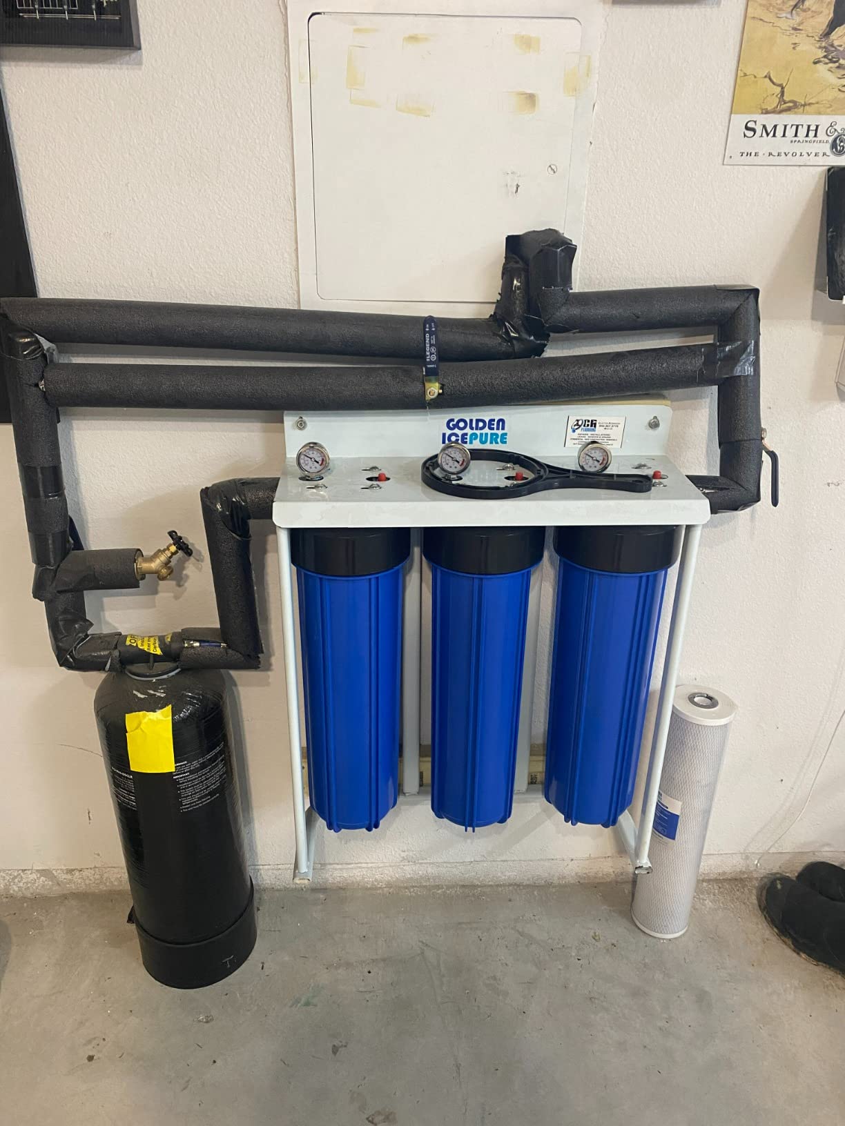 AO Smith Whole House Water Filter System - 600K Gallons or 6 Years - Whole Home Filtration for Well & City Water - 3/4