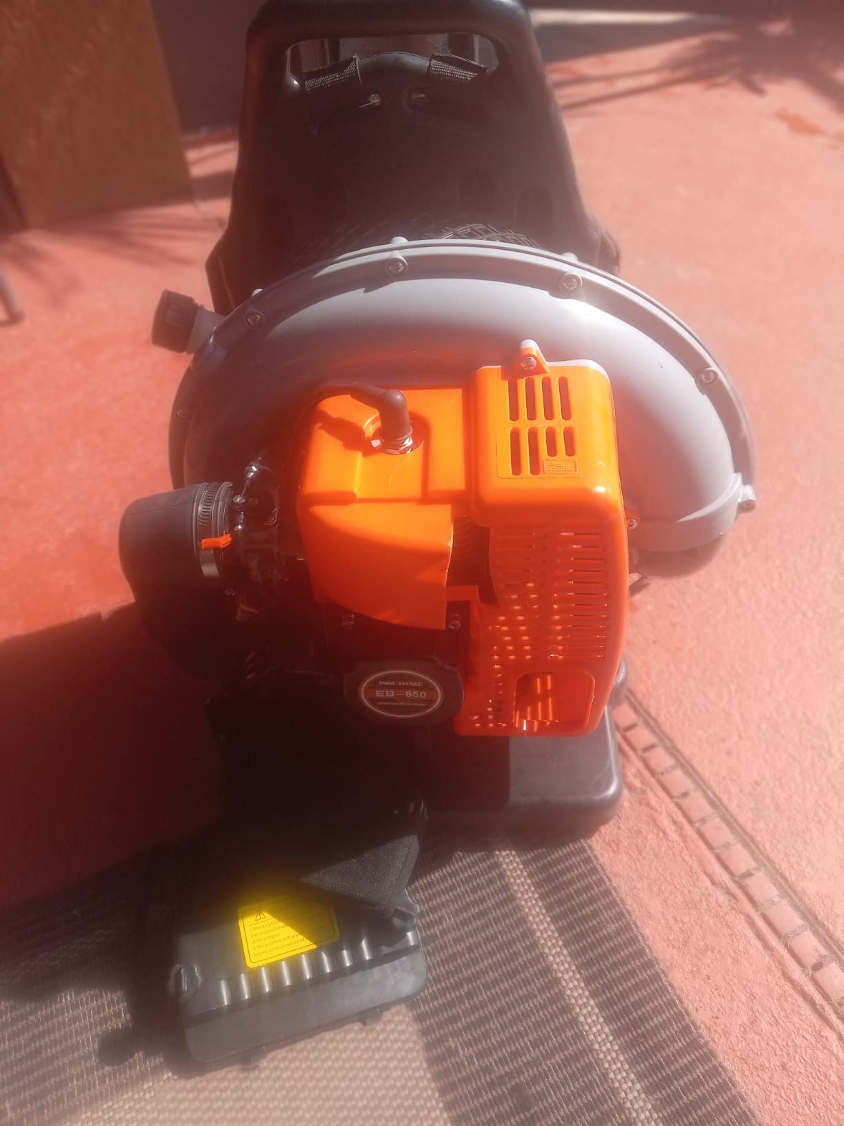 Backpack Gas Powered Leaf Blower, Commercial 850CFM 63CC 4.3HP Gasoline Blower customer photo 1