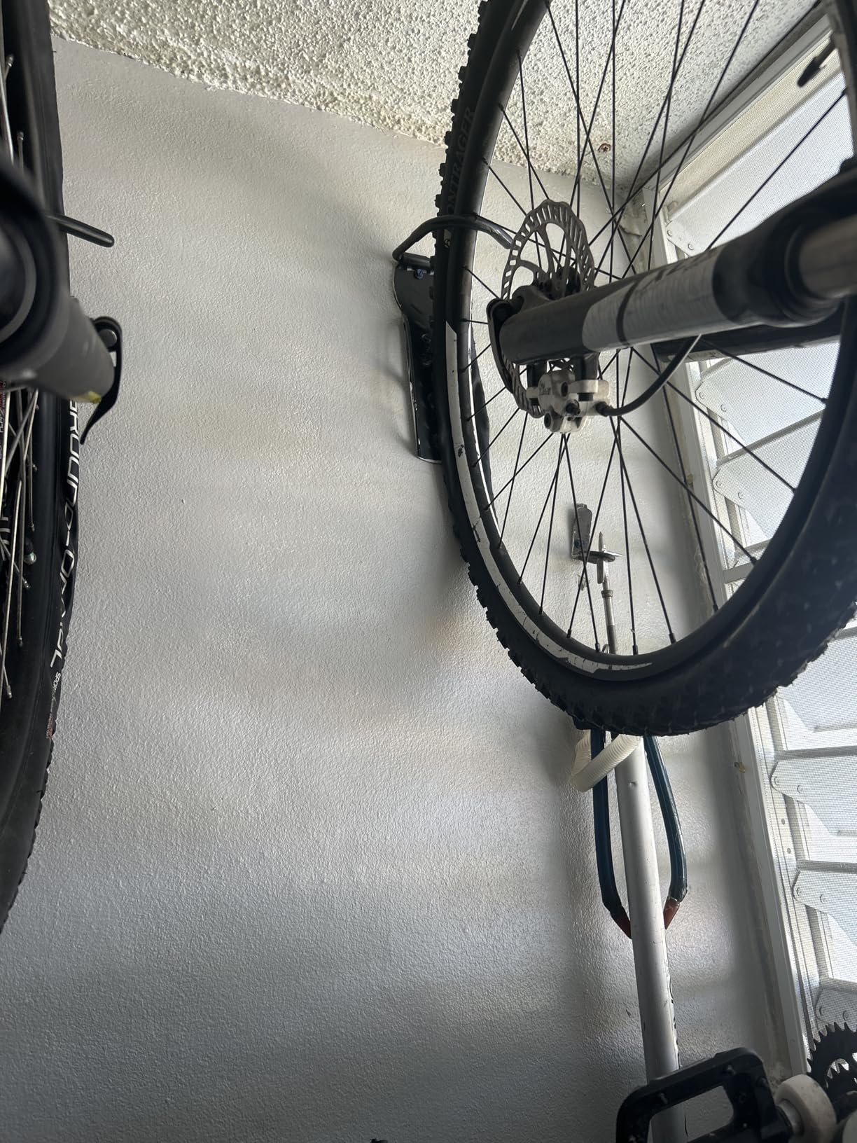 Wallmaster Bike Storage Rack for Garage, Wall Mount Bicycles Hanger, 2-Pack Bike Storage System Vertical Bike Hooks customer photo 1