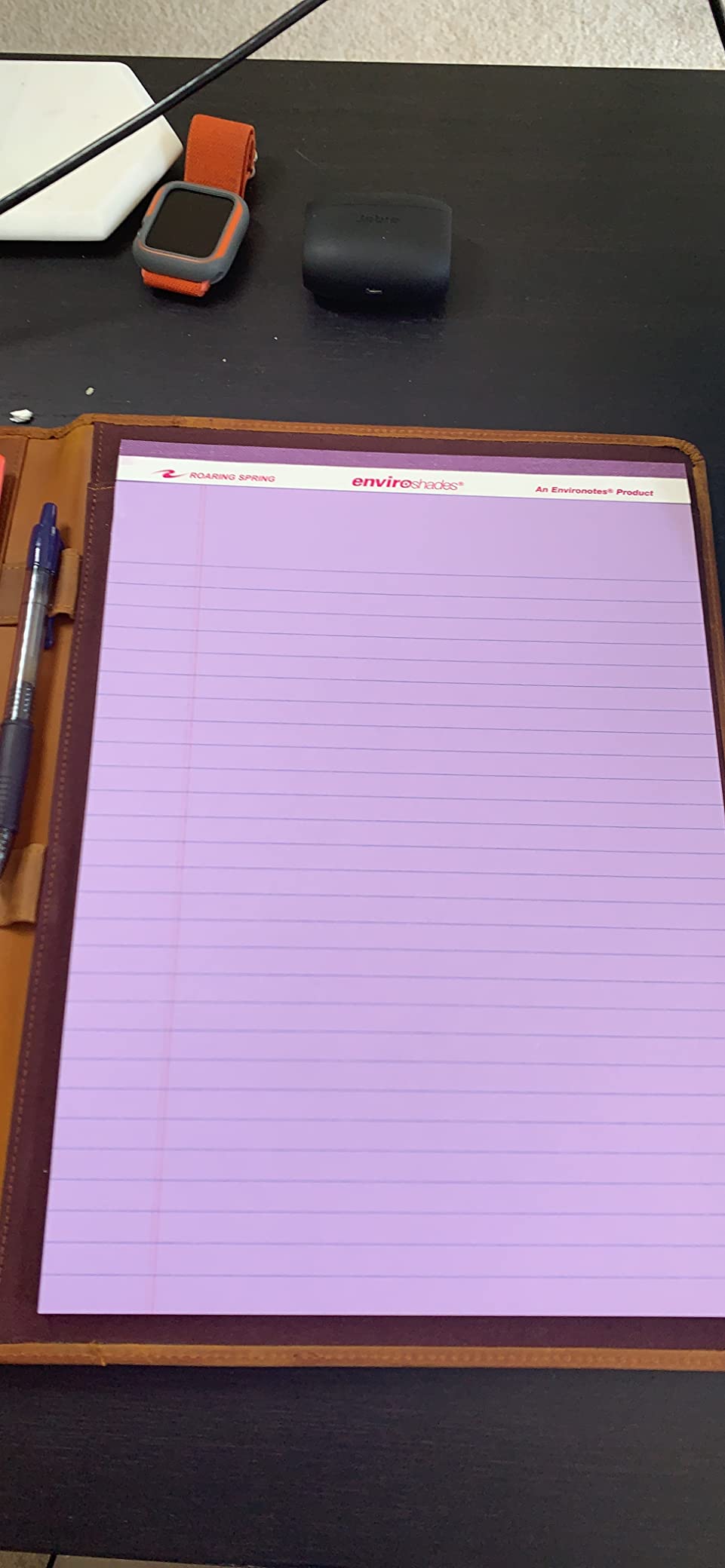 Jack&Chris Leather Portfolio, A4 Document Folder Legal Pad Padfolio, Professional Writing Letter Notepad Clipboard Sleeve Organizer, Resume Folio Binder for Men & Women, JC1823 customer photo 1