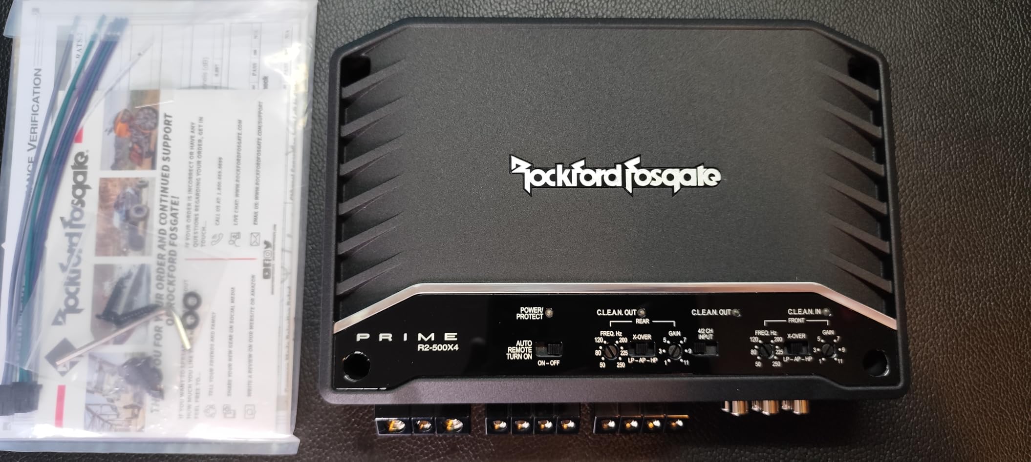 Rockford Fosgate Prime R2-500X4 500-Watt 4-Channel Amplifier | Class-D customer photo 1