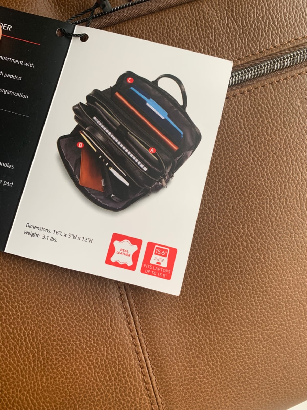 Samsonite Classic Leather Toploader Briefcase customer photo 2