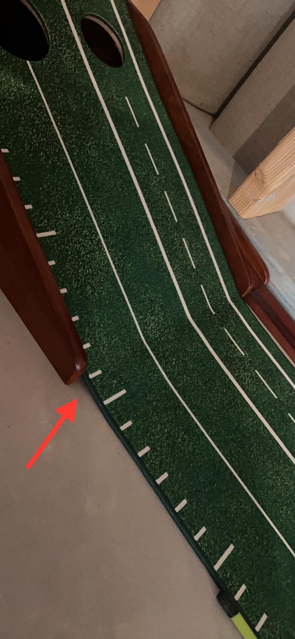 Perfect Practice Putting Mat & Golf Chipping Net - Indoor Golf Training Aid customer photo 1